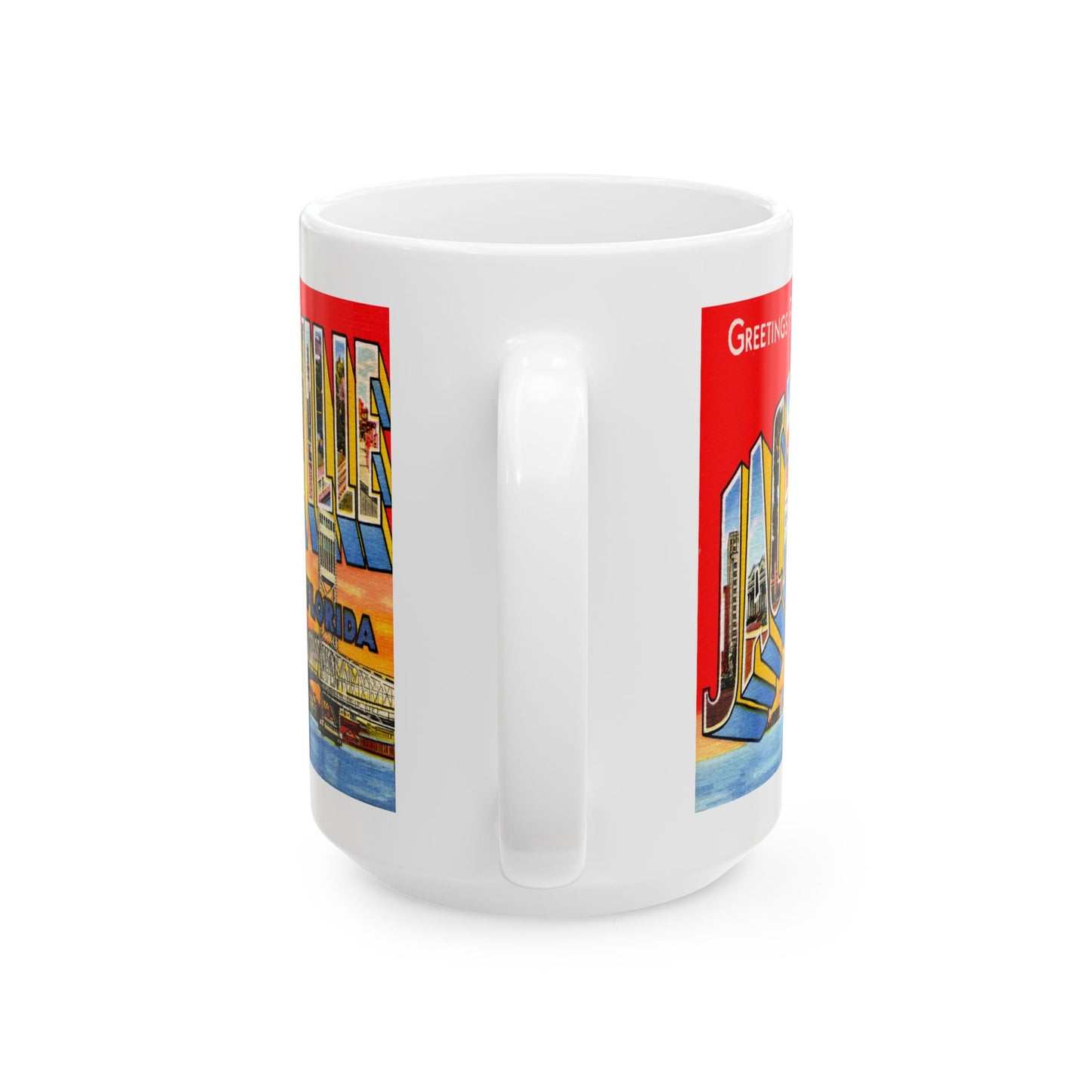 Memebly Deco Greetings from Jacksonville FL Florida Coffee Mug