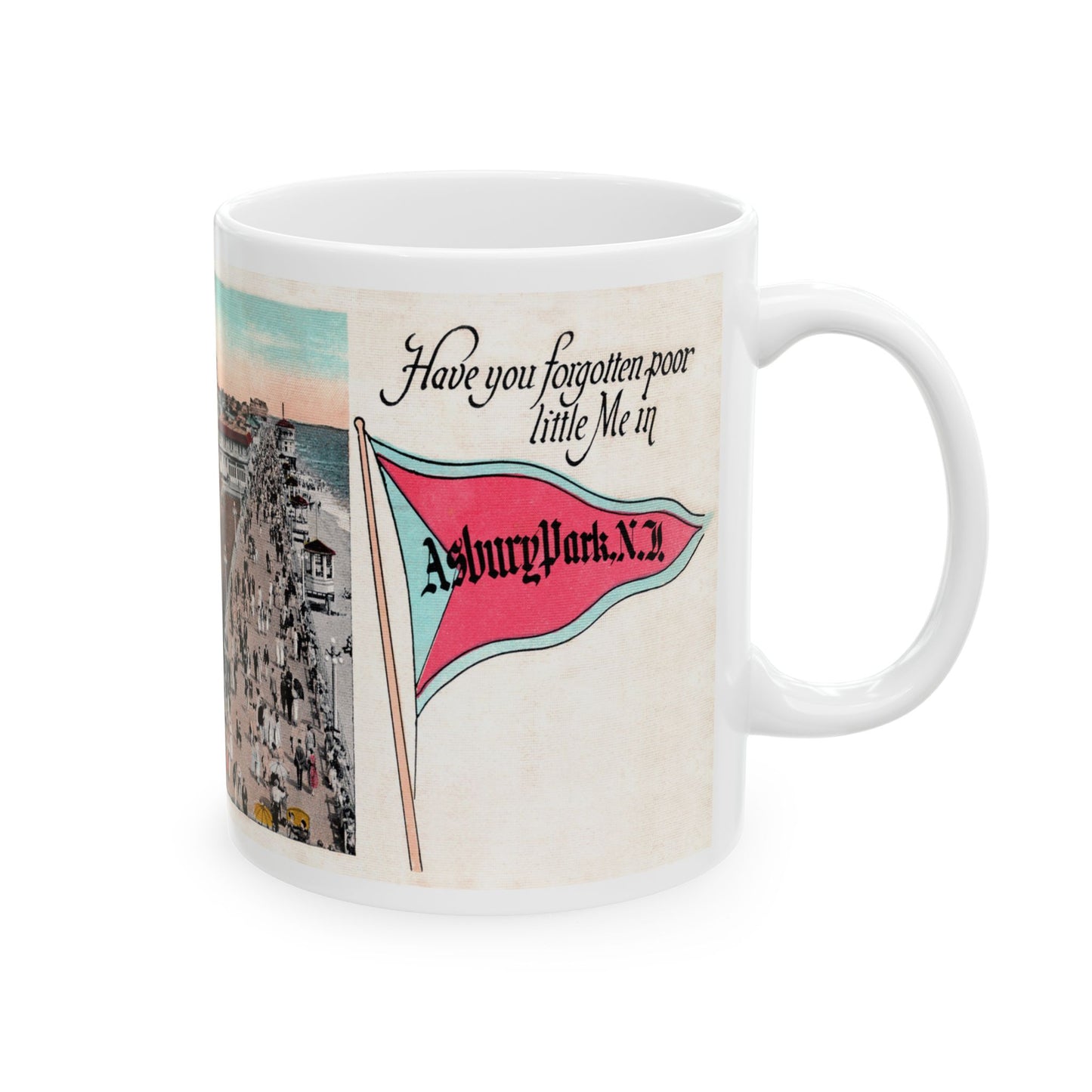 Memebly 1920s Vintage Greetings from Asbury Park NJ New Jersey Coffee Mug