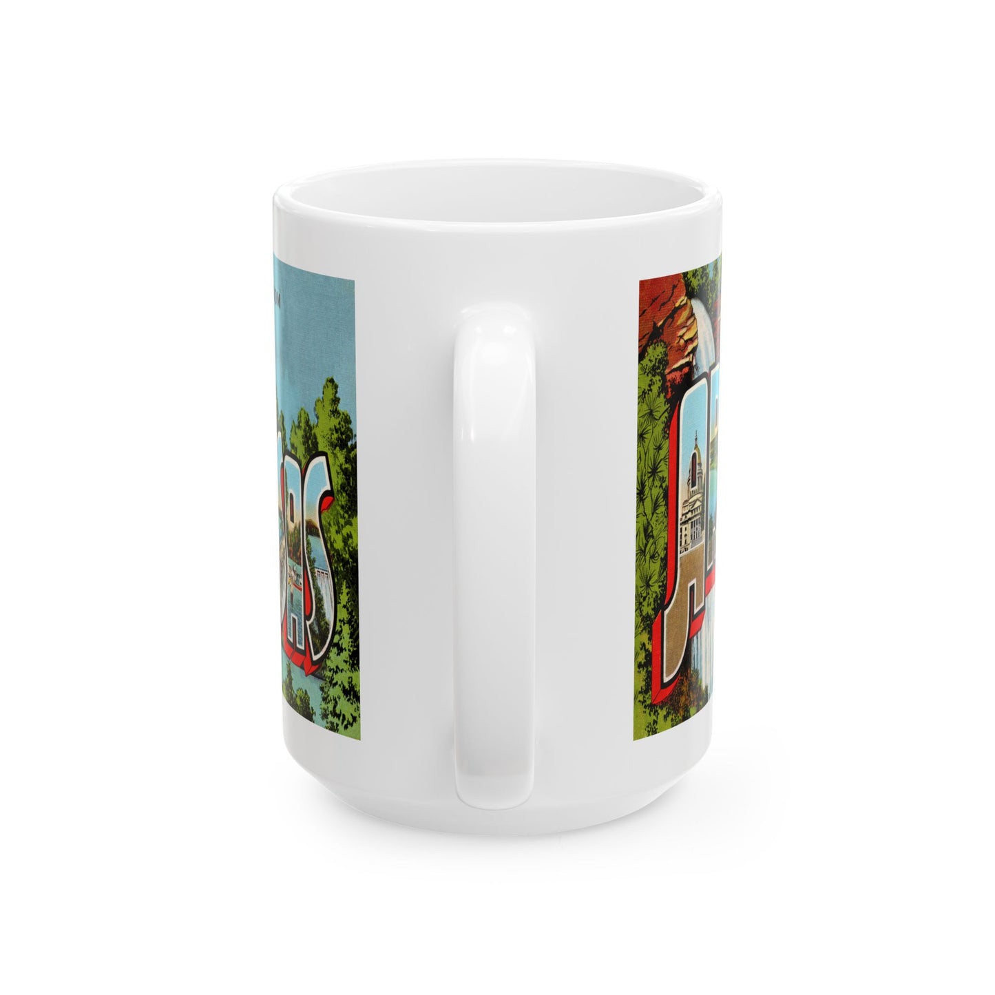 Memebly Scenic Greetings from Arkansas Coffee Mug