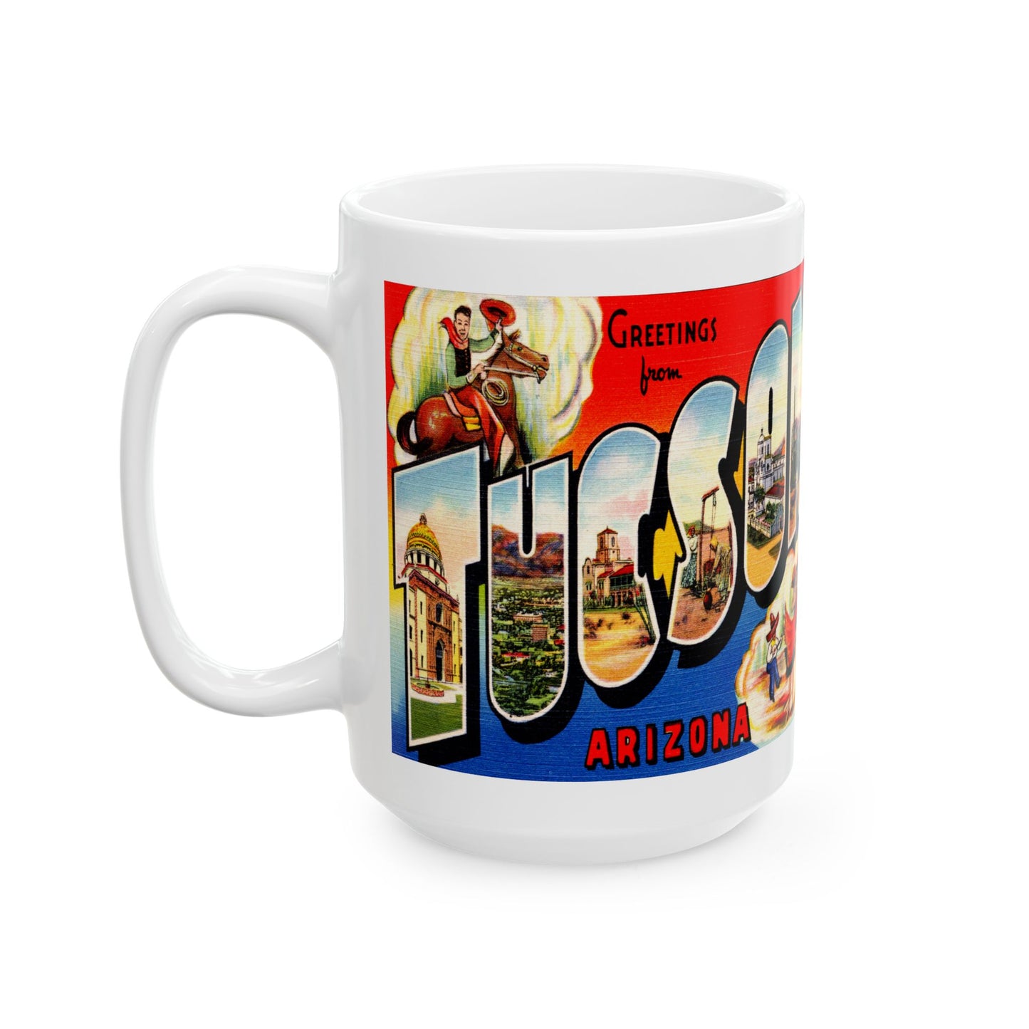 Memebly Vintage Greetings from Little Rock AR Coffee Mug