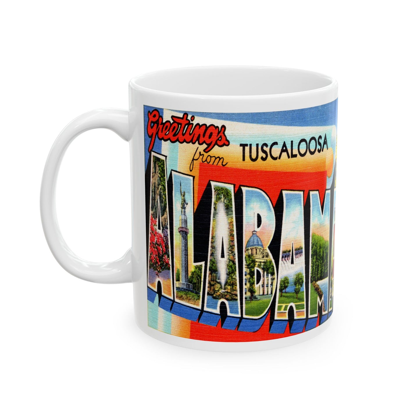 Memebly Vintage Greetings from Tuscaloosa AL Coffee Mug