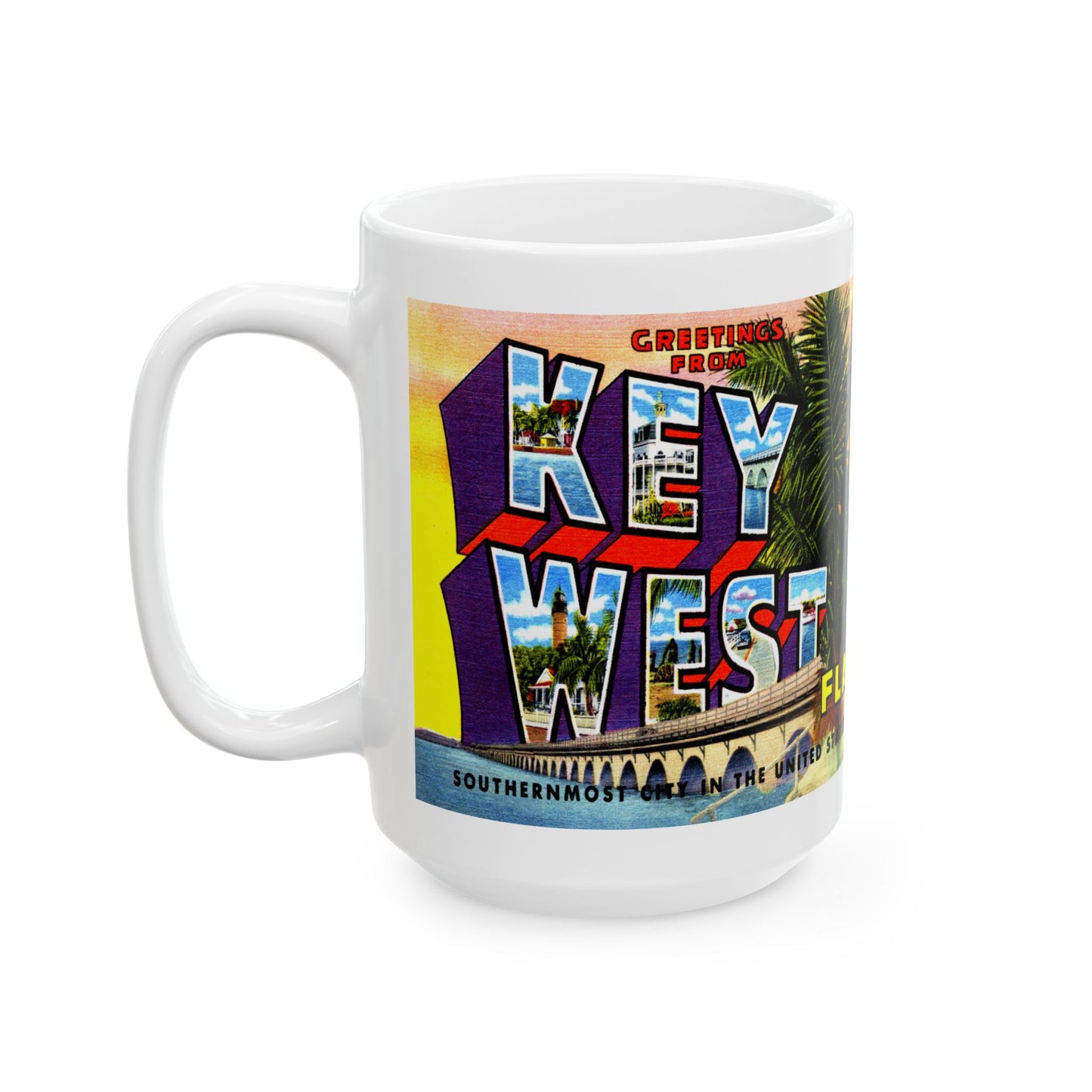 Memebly Deco Greetings from Florida Keys FL Coffee Mug