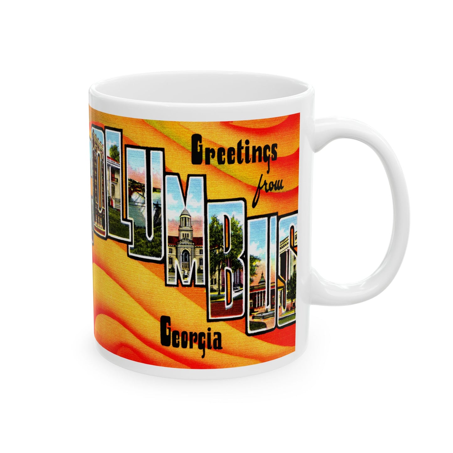 Memebly Vintage Greetings from Columbus GA Coffee Mug