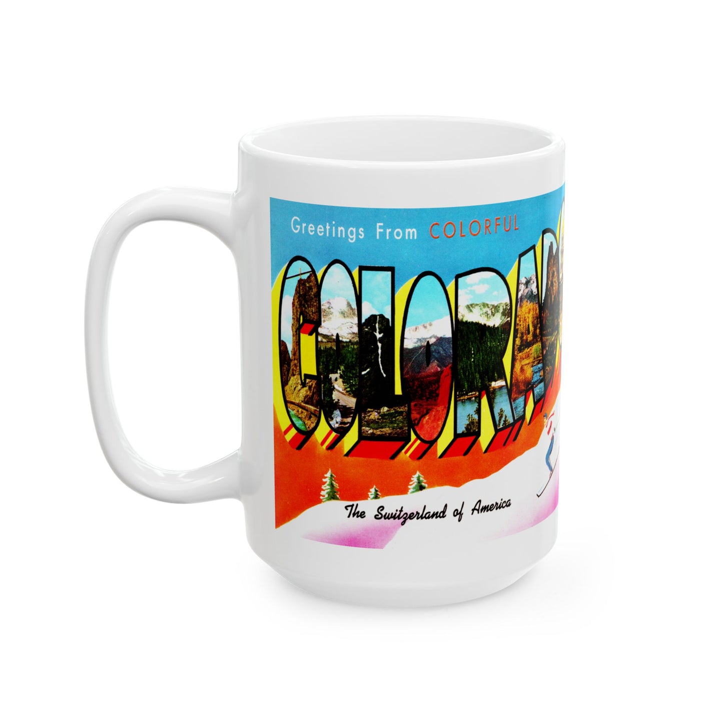 Memebly Greetings from Colorful Colorado CO Coffee Mug