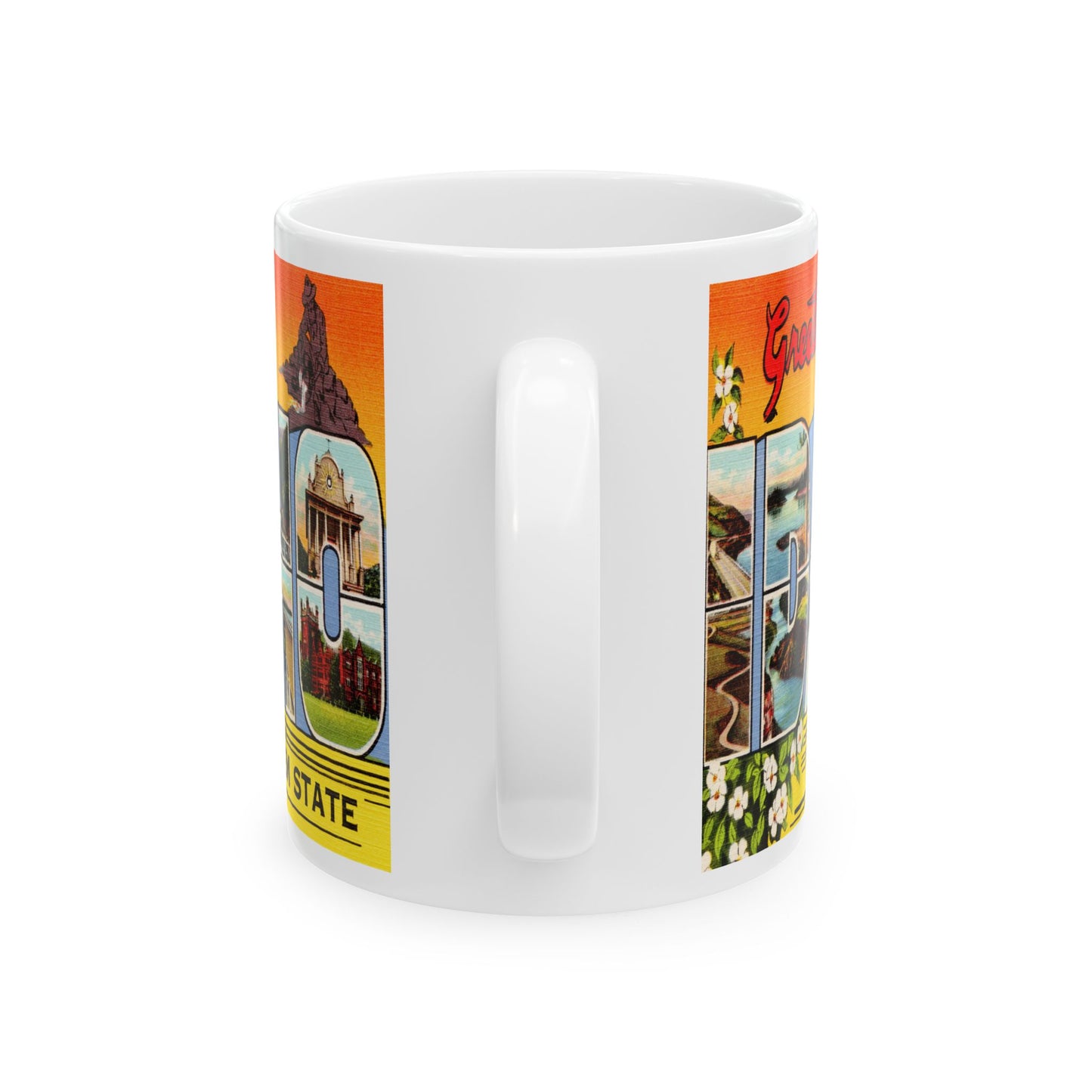 Memebly Scenic Vintage Greetings from Idaho Coffee Mug