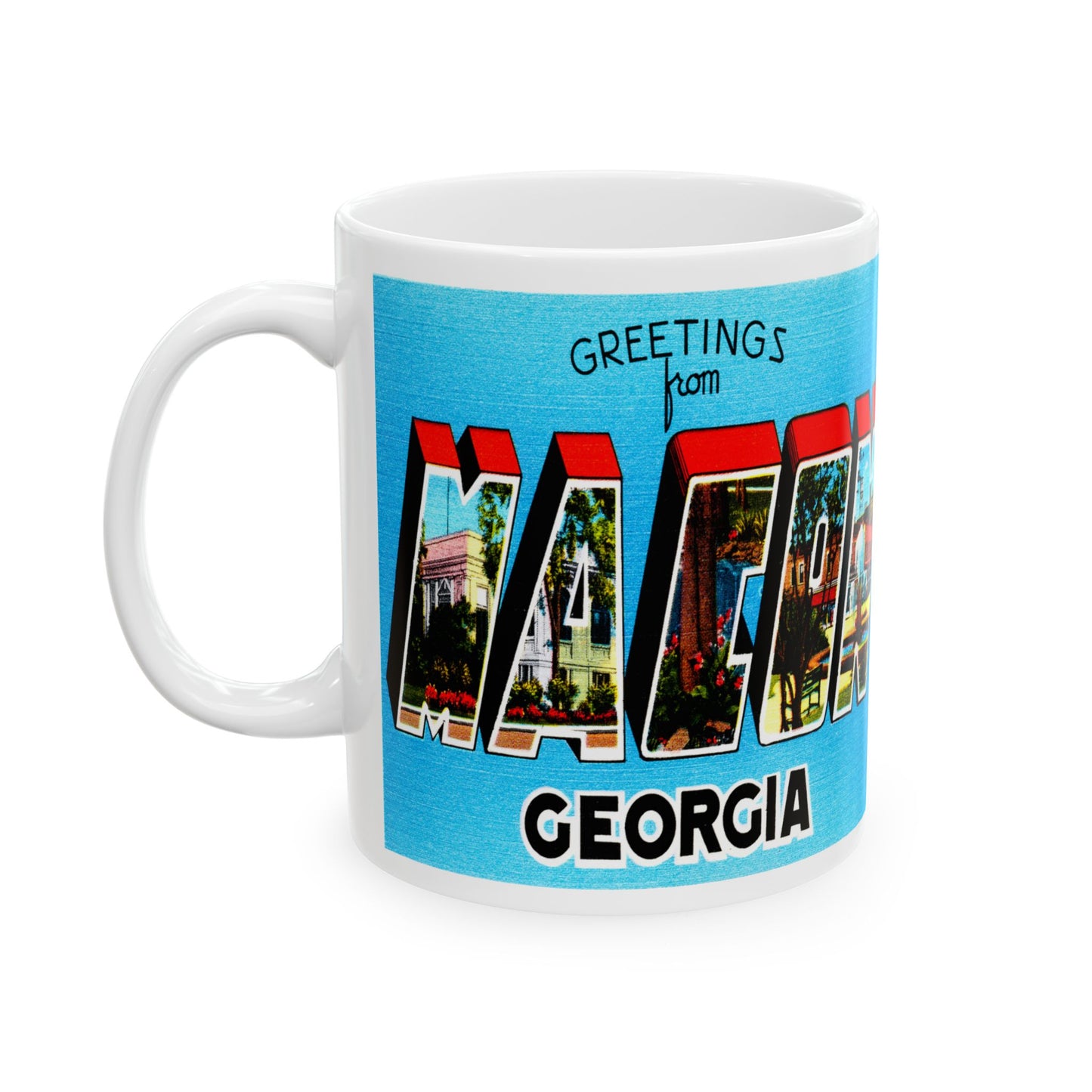 Memebly Retro Greetings from Macon GA Coffee Mug