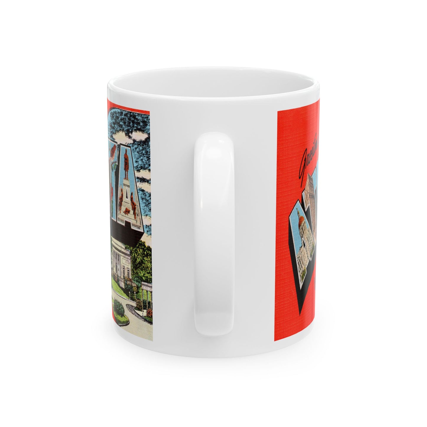 Memebly Scenic Vintage Greetings from Atlanta GA Coffee Mug