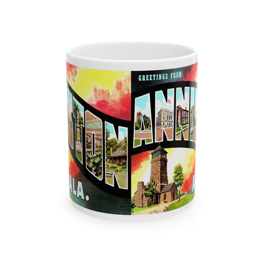 Memebly Vintage Greetings  from Anniston AL Coffee Mug