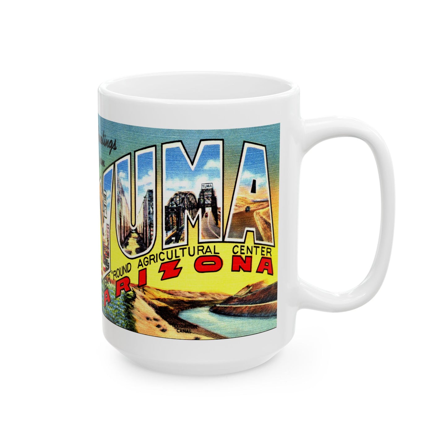 Memebly Vintage Greetings from Yuma AZ Coffee Mug