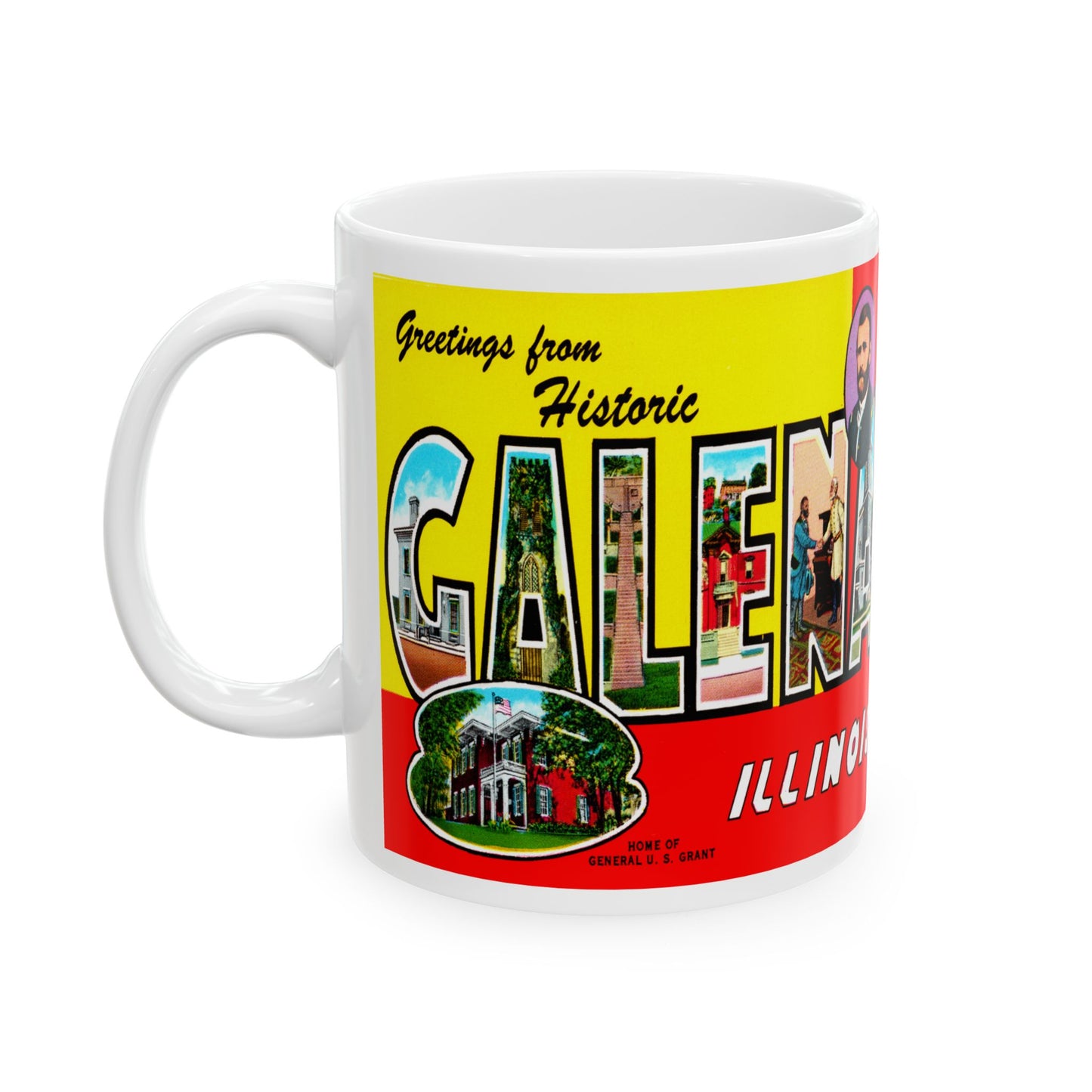 Memebly Vintage Greetings from Galena IL Coffee Mug