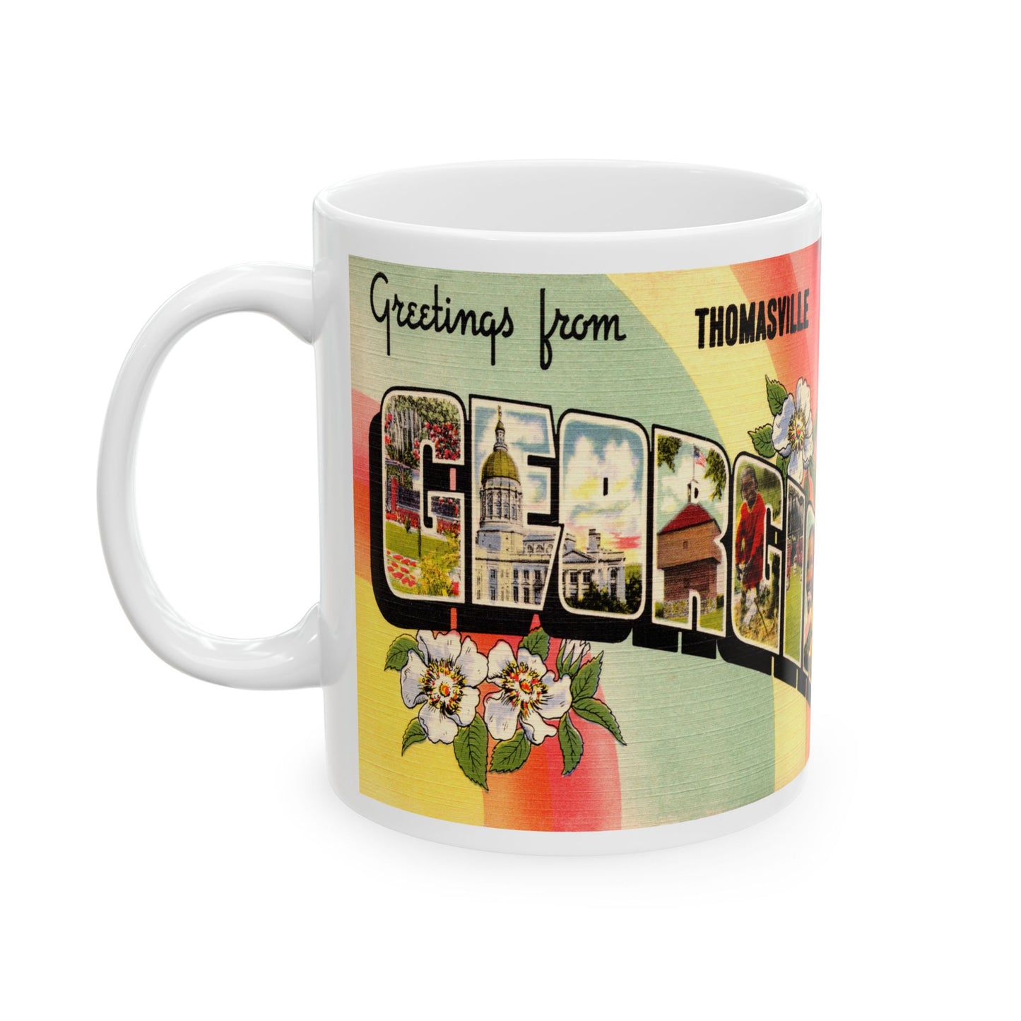 Memebly Vintage Greetings from Thomasville GA Coffee Mug