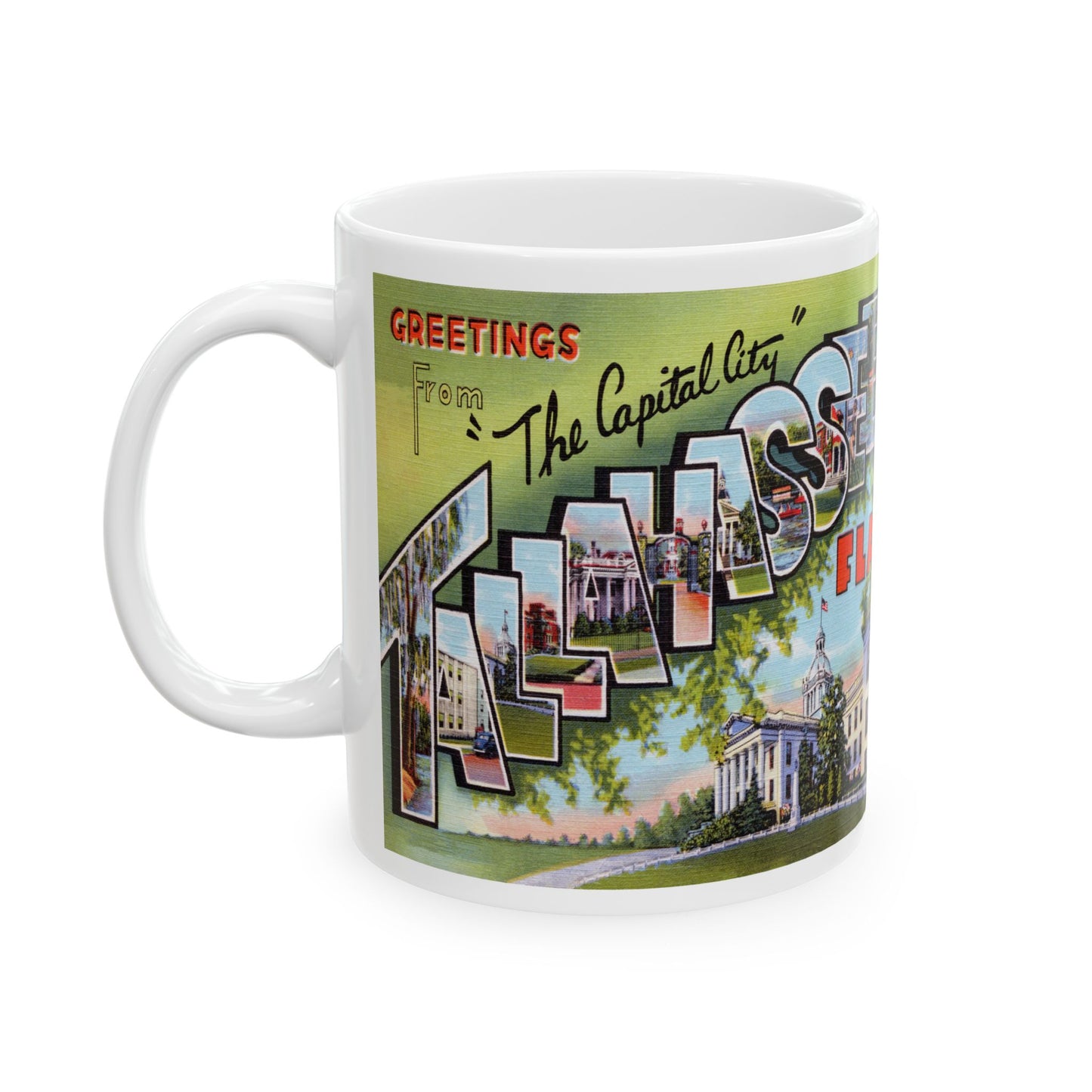 Memebly Vintage Greetings from Talahassee FL Coffee Mug