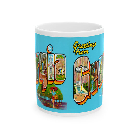 Memebly Retro Greetings from Georgia GA Coffee Mug