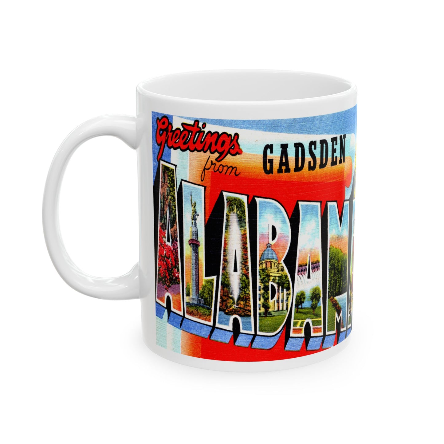 Memebly Vintage Greetings from Gadsen AL Coffee Mug