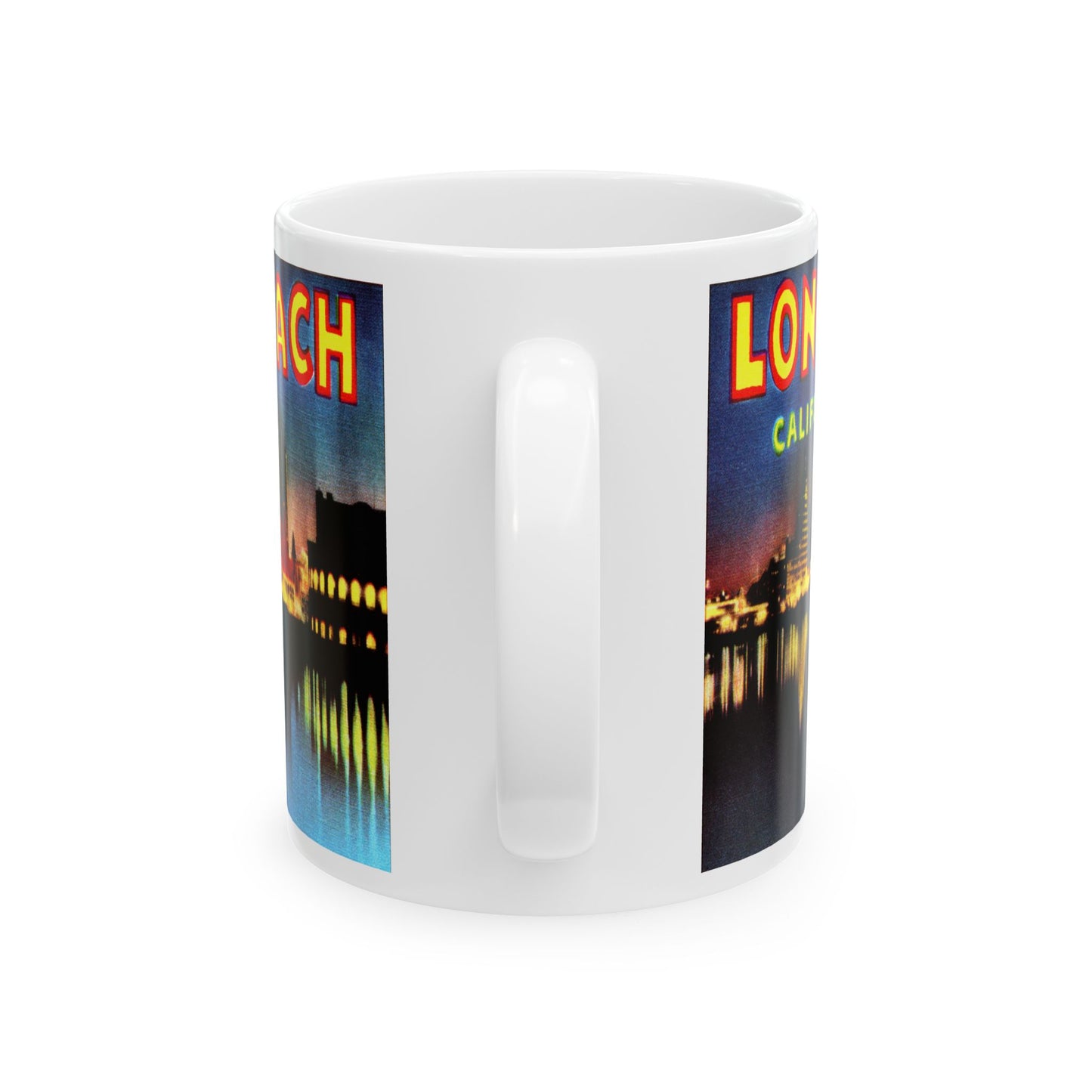 Memebly  Greetings from Long Beach CA California Coffee Mug