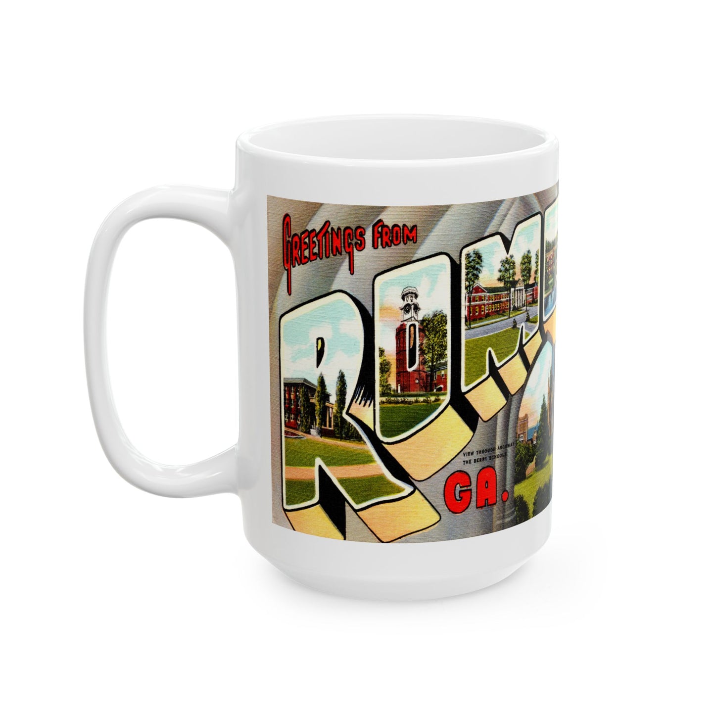 Memebly Vintage Greetings from Rome GA Coffee Mug