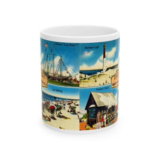 Memebly Scenic Vintage Greetings from Beach Haven NJ New Jersey LBI Coffee Mug