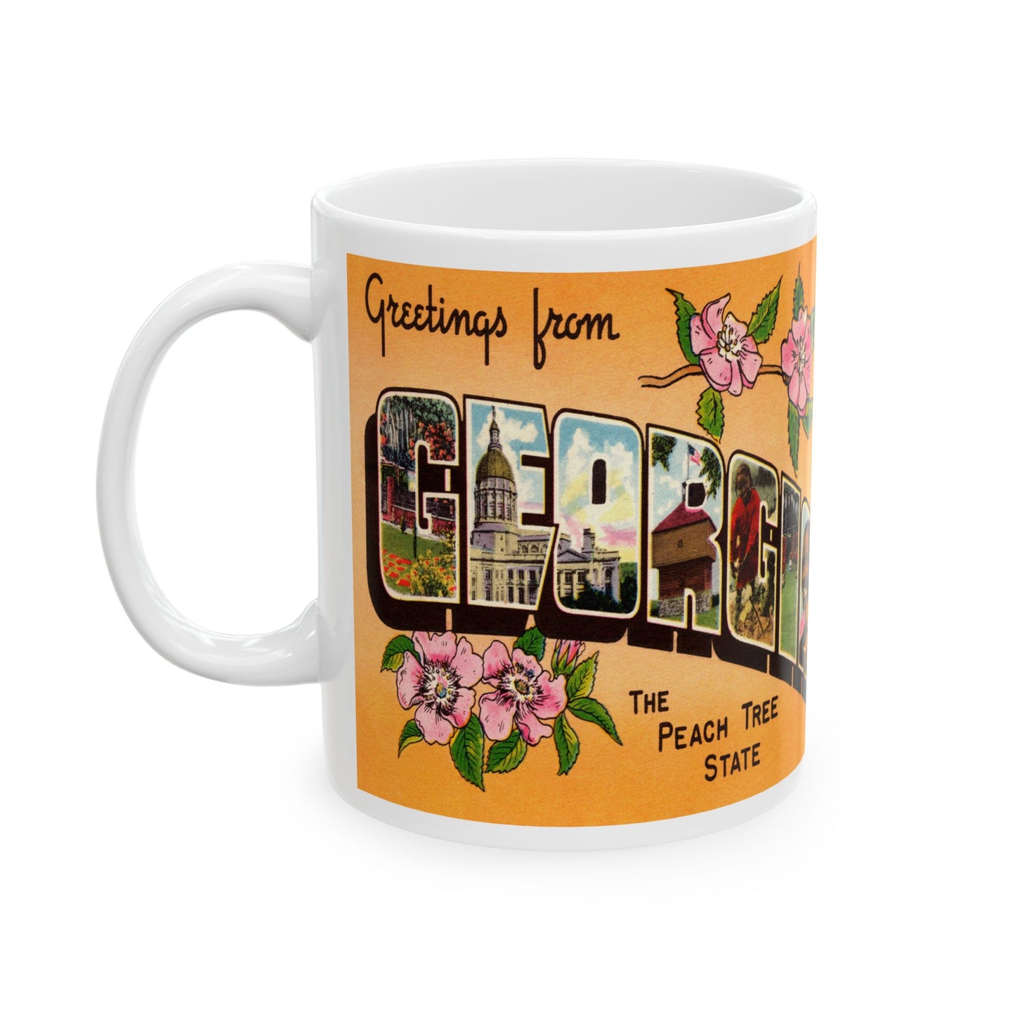 Memebly Pastel Greetings from Georgia GA Coffee Mug