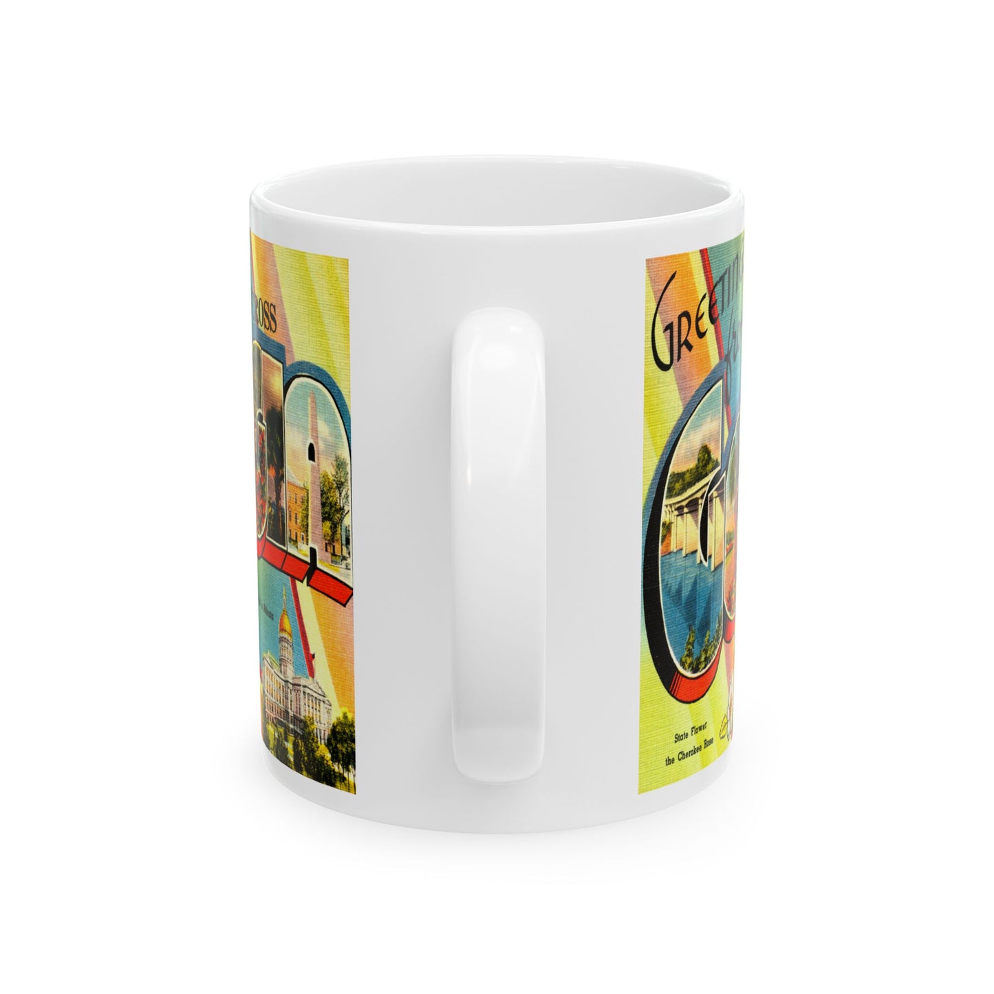 Memebly Retro Greetings from Waycross GA Coffee Mug