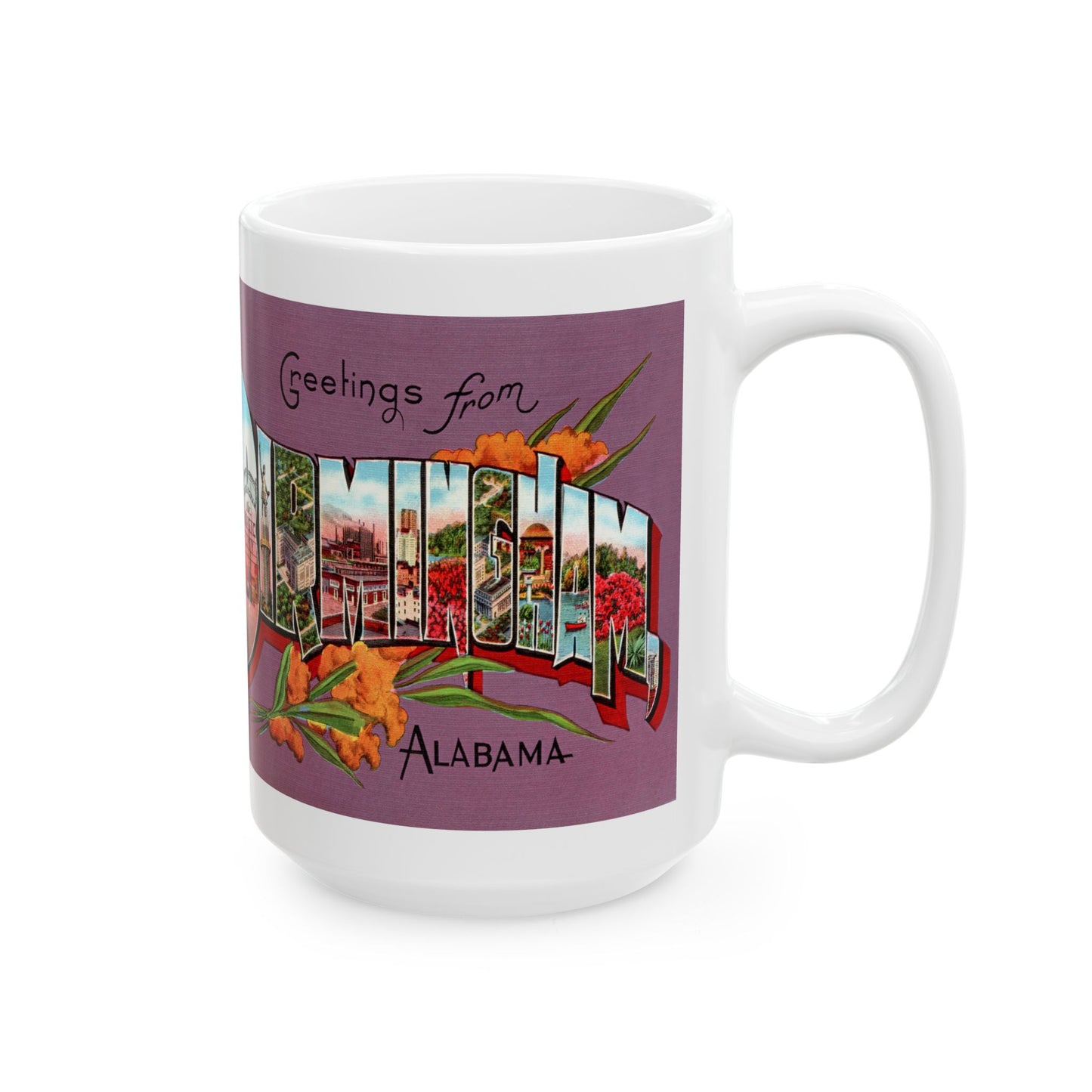 Memebly Unique Greetings from Birmingham AL Coffee Mug