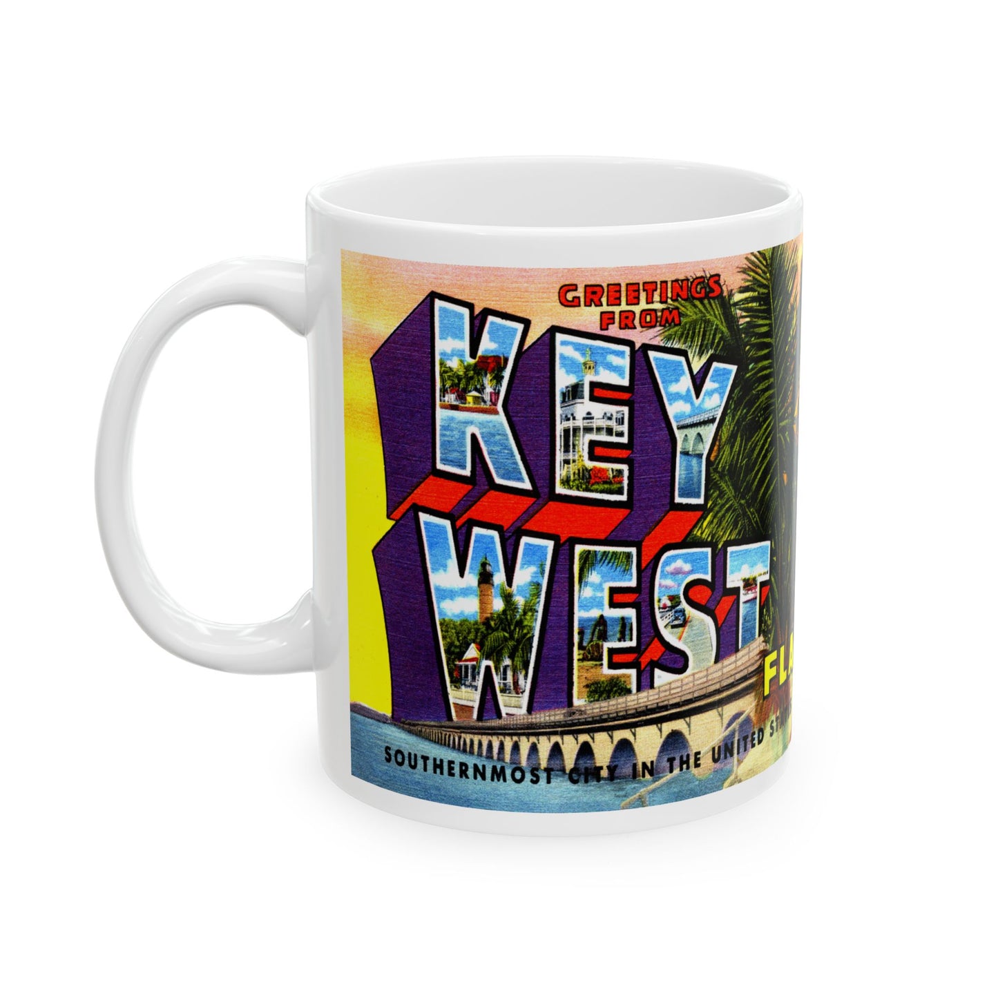 Memebly Deco Greetings from Florida Keys FL Coffee Mug