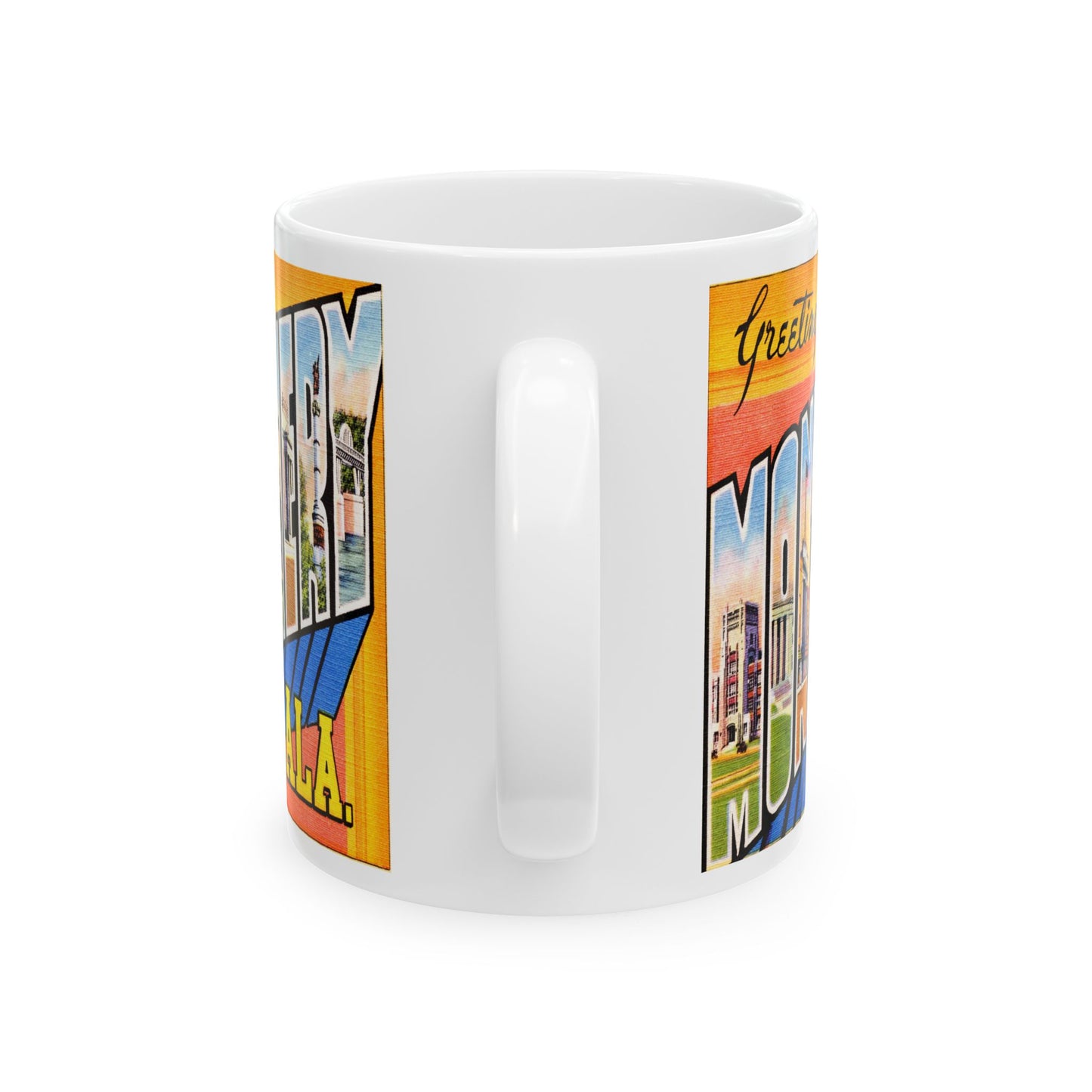 Memebly Vintage Greetings from Montgomery AL Coffee Mug