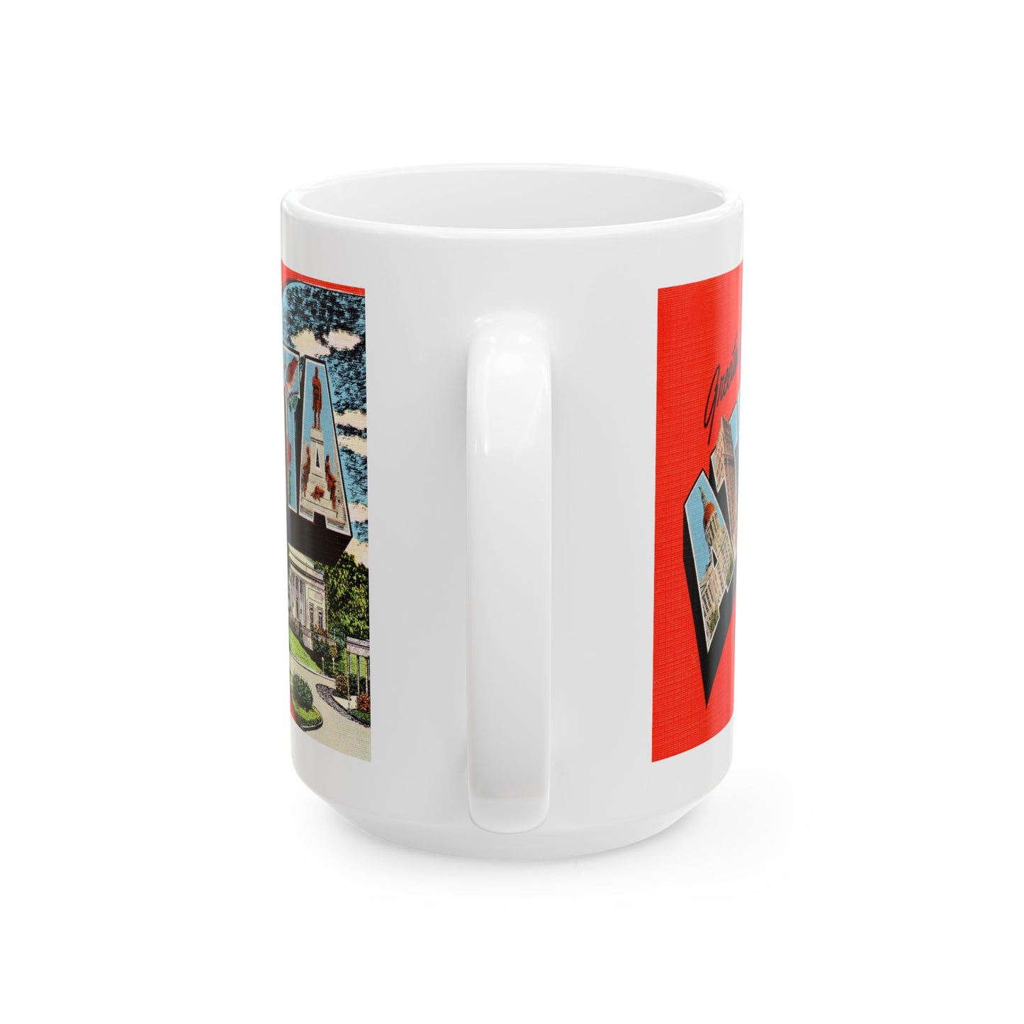 Memebly Scenic Vintage Greetings from Atlanta GA Coffee Mug