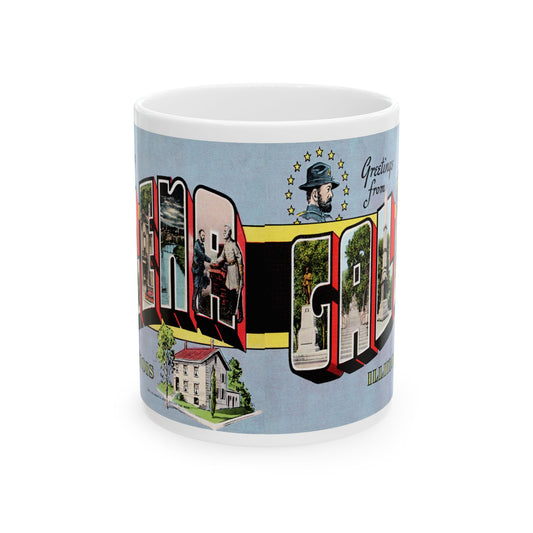 Memebly Retro Greetings from Galena IL Coffee Mug