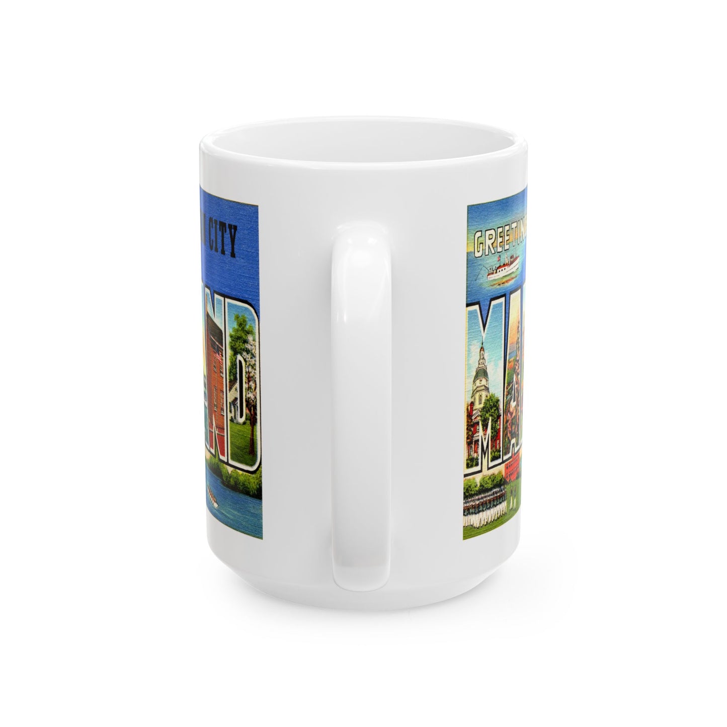 Memebly Vintage Greetings from Ocean City MD Maryland Coffee Mug