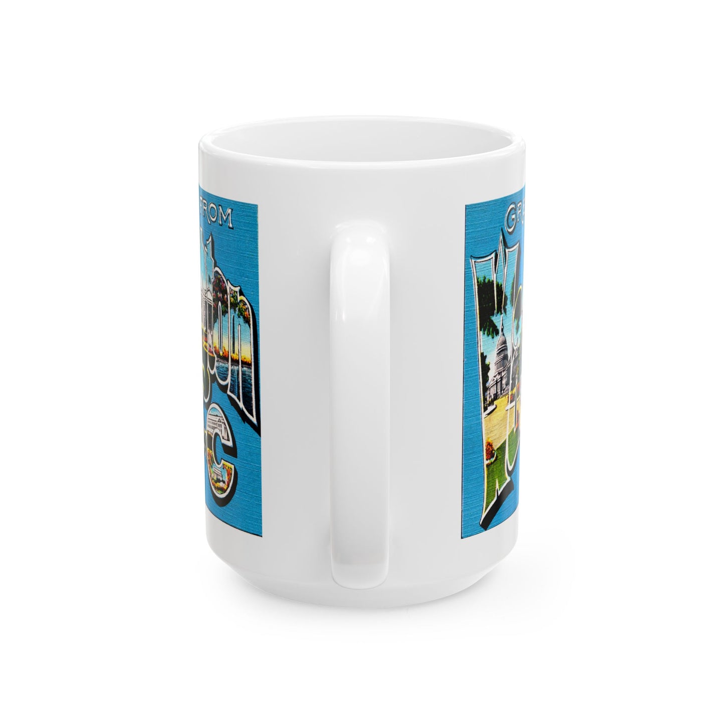 Memebly Retro Greetings from Washington DC Coffee Mug