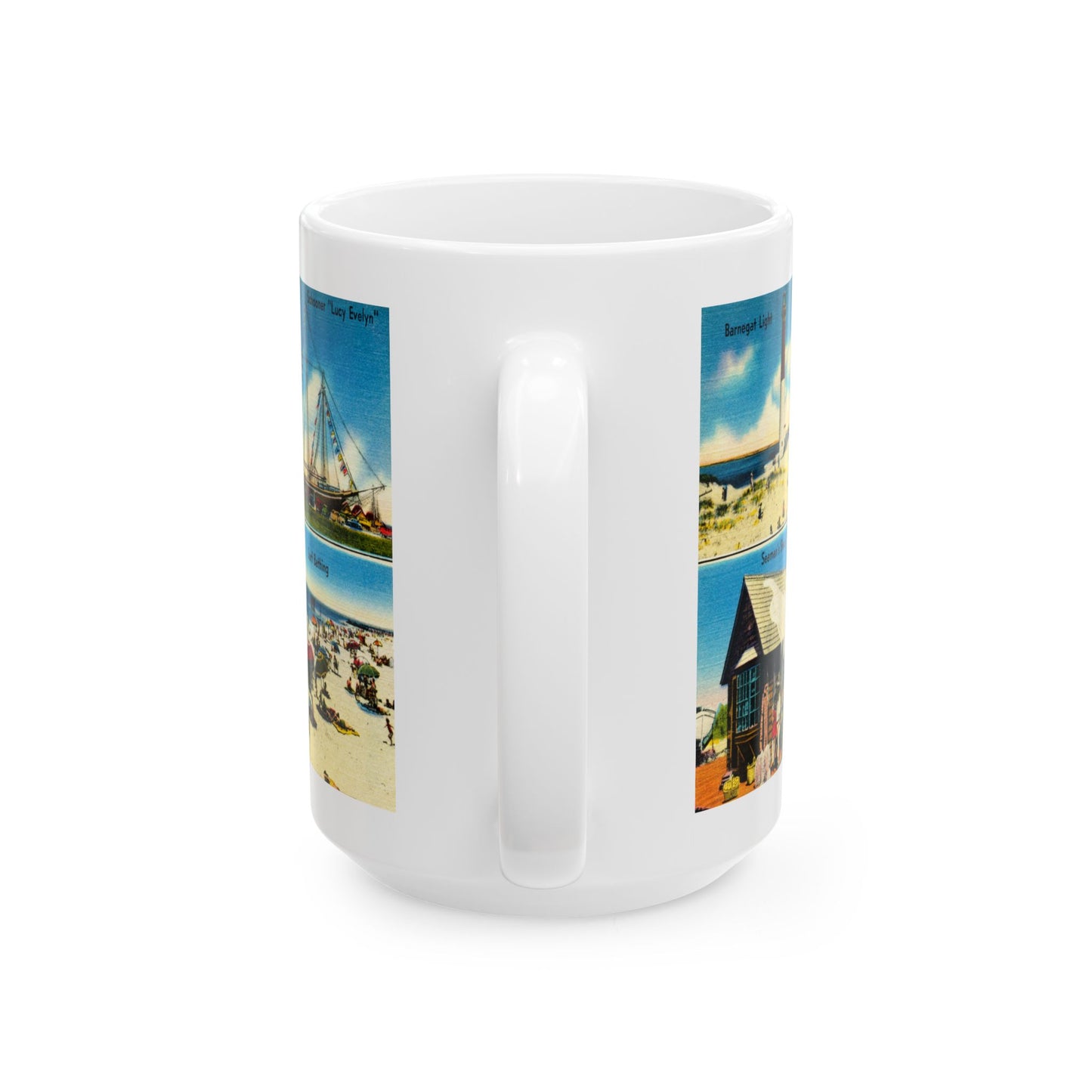 Memebly Scenic Vintage Greetings from Beach Haven NJ New Jersey LBI Coffee Mug