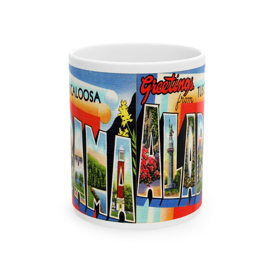 Memebly Vintage Greetings from Tuscaloosa AL Coffee Mug