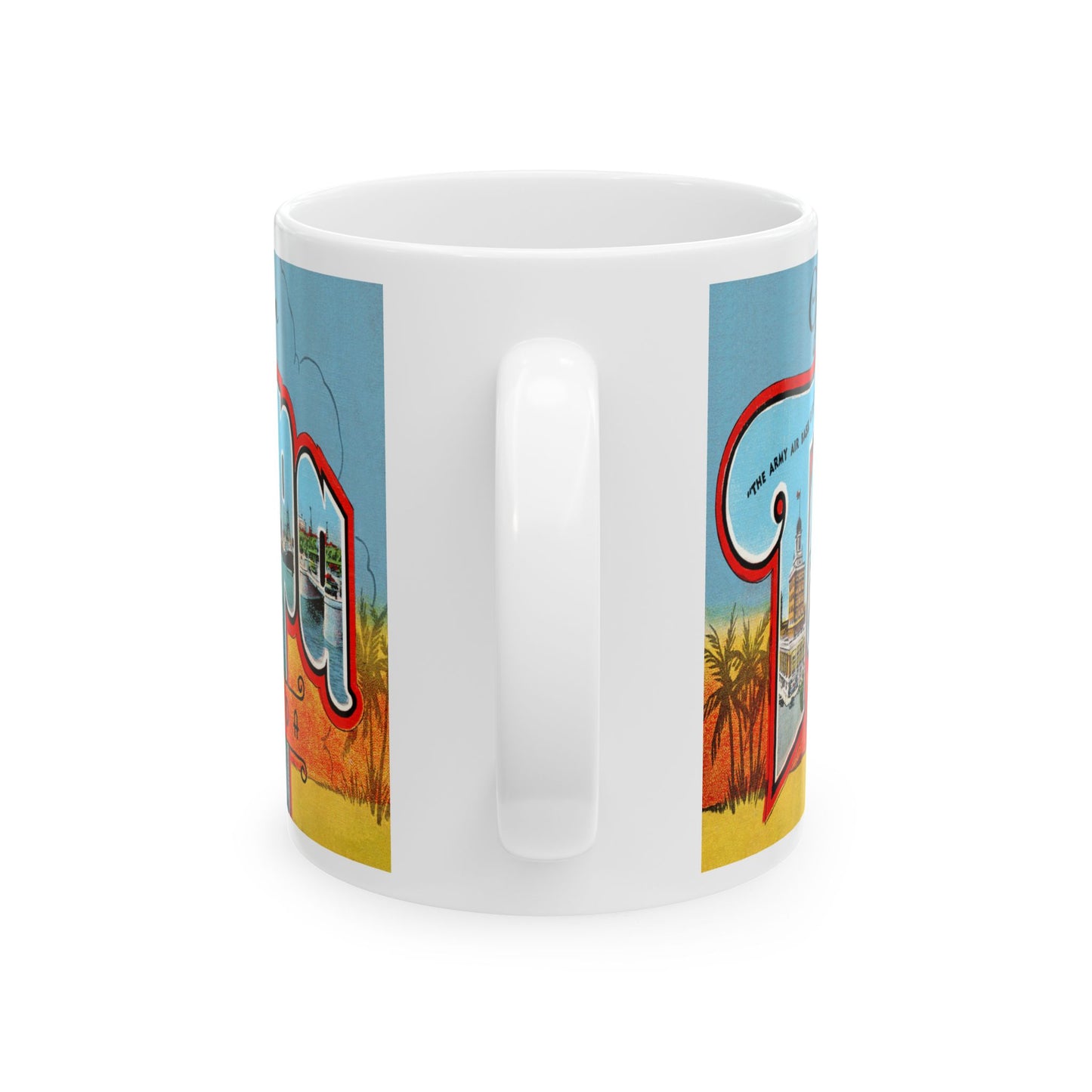 Memebly Retro Greetings from Tampa FL Coffee Mug