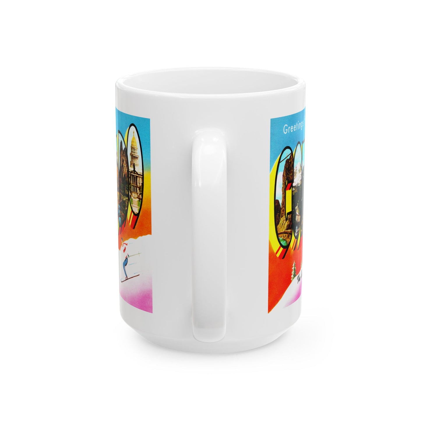 Memebly Greetings from Colorful Colorado CO Coffee Mug