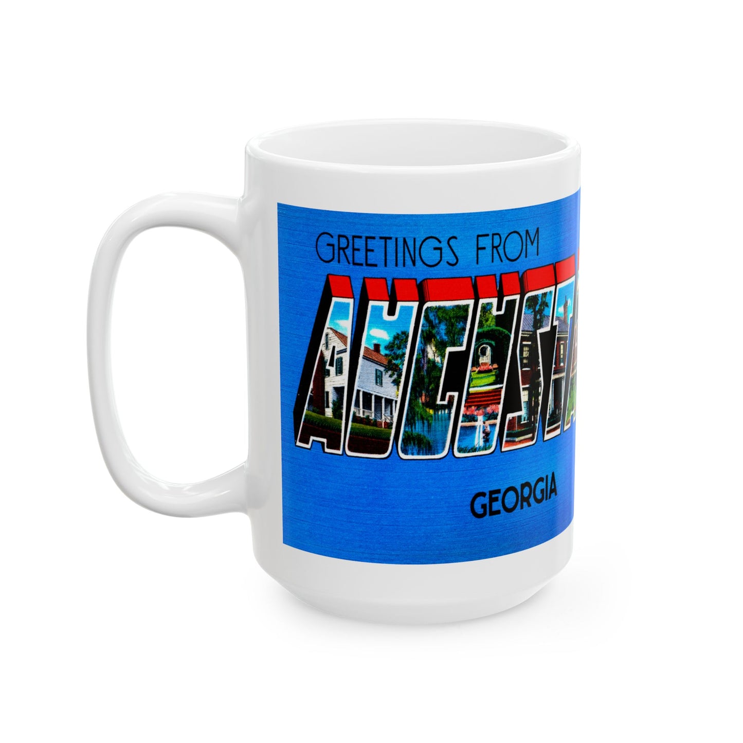 Memebly Cool Vintage Greetings from Agusta GA Coffee Mug