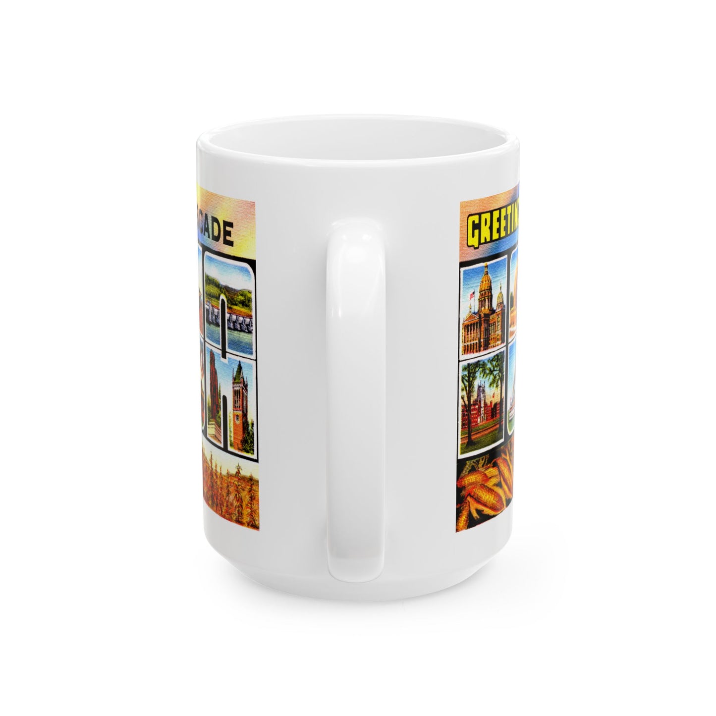 Memebly Vintage Greetings from Cascade IA Coffee Mug