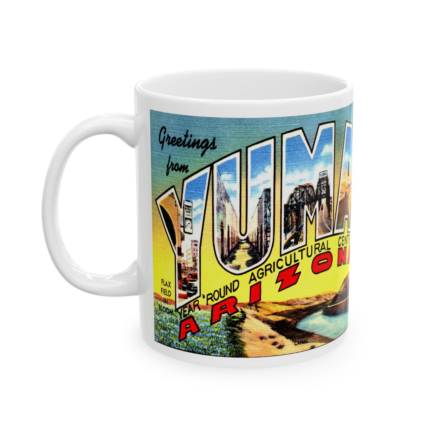 Memebly Vintage Greetings from Yuma AZ Coffee Mug