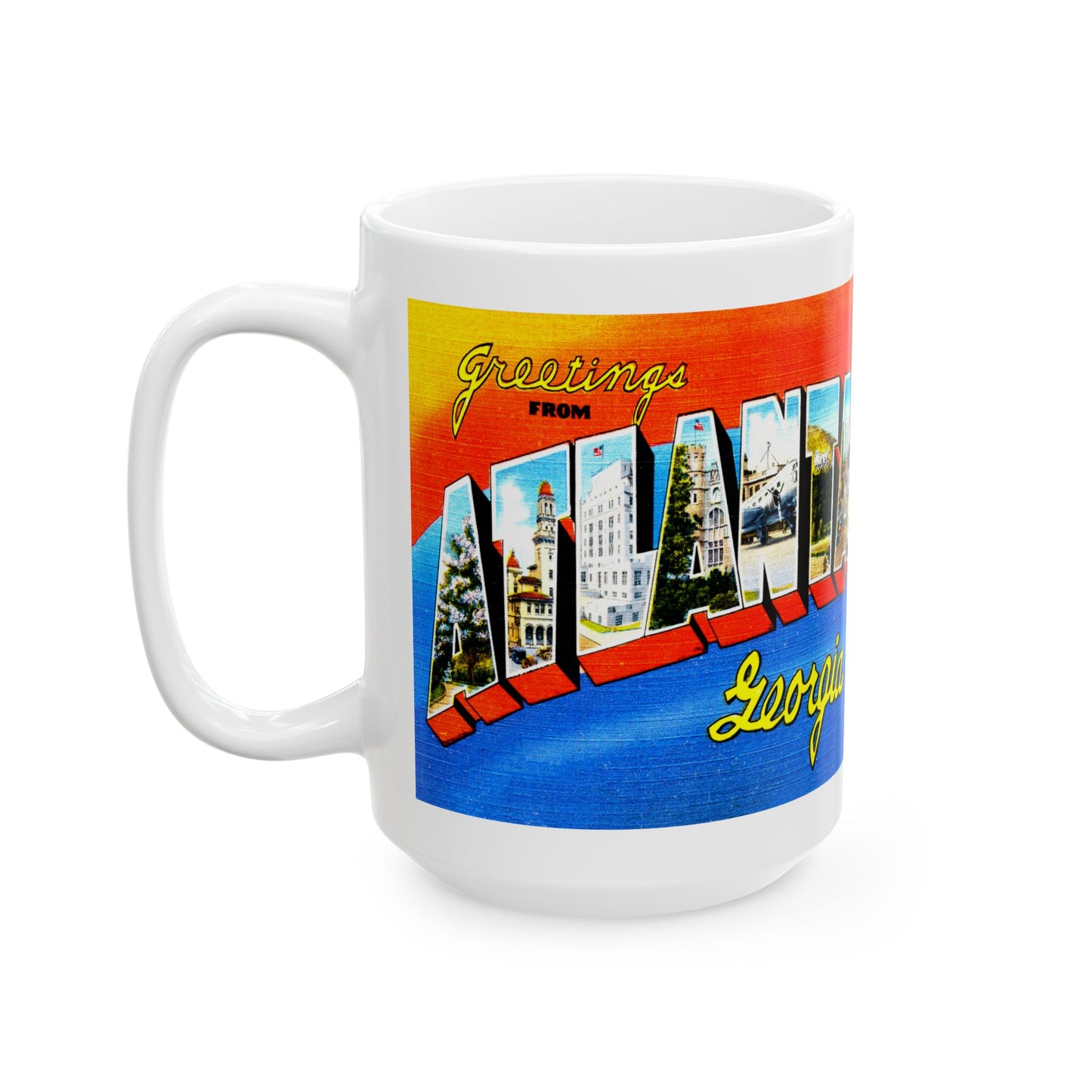 Memebly Vintage Greetings from Atlanta GA  Coffee Mug