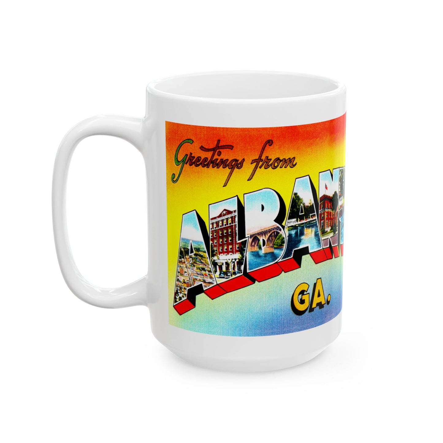 Memebly Vintage Greetings from Albany GA Coffee Mug