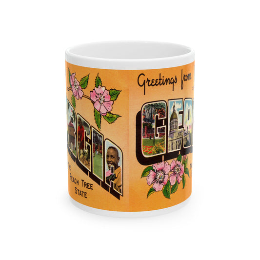 Memebly Pastel Greetings from Georgia GA Coffee Mug