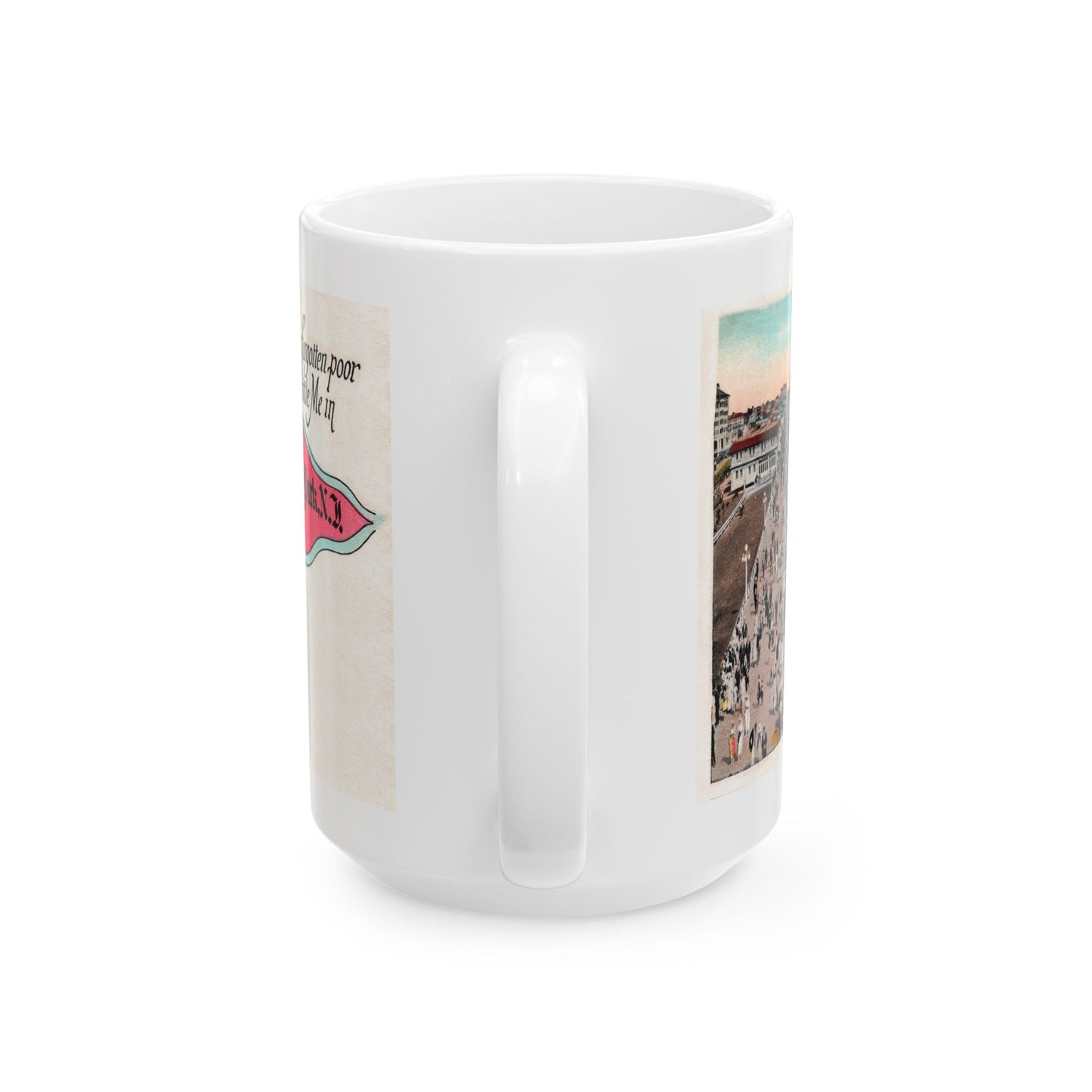 Memebly 1920s Vintage Greetings from Asbury Park NJ New Jersey Coffee Mug