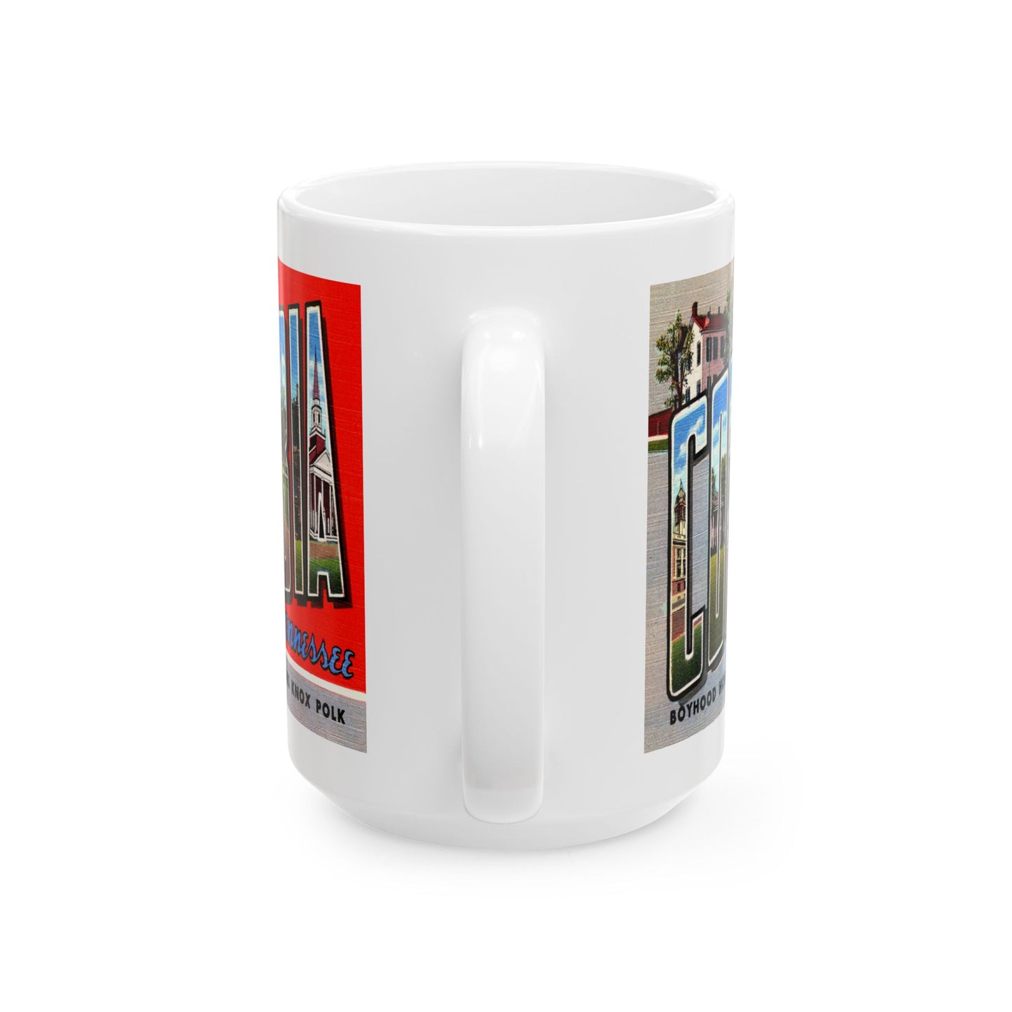 Memebly Vintage Greetings from Columbia TN Tennessee Coffee Mug