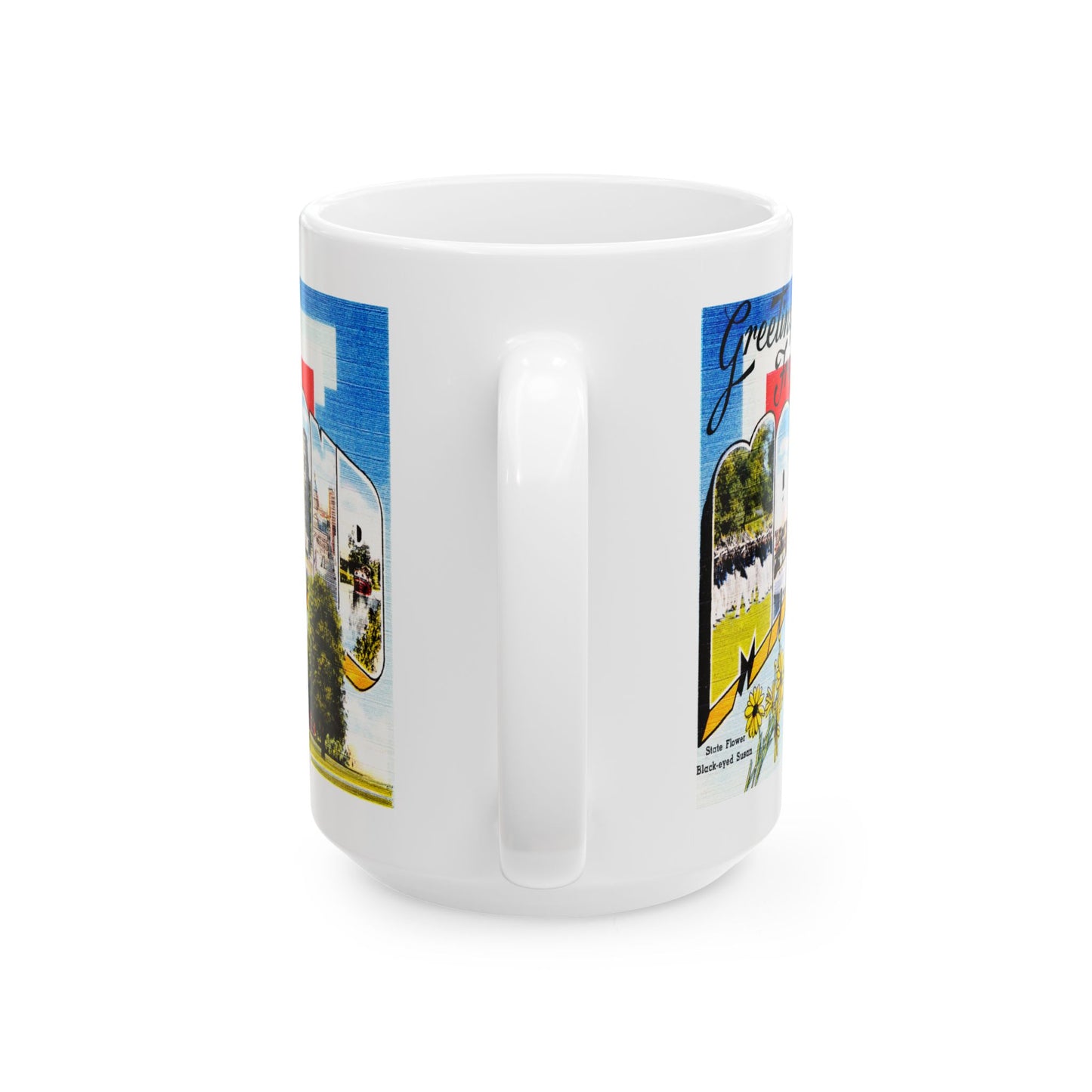 Memebly Scenic Vintage Greetings from Maryland MD Coffee Mug