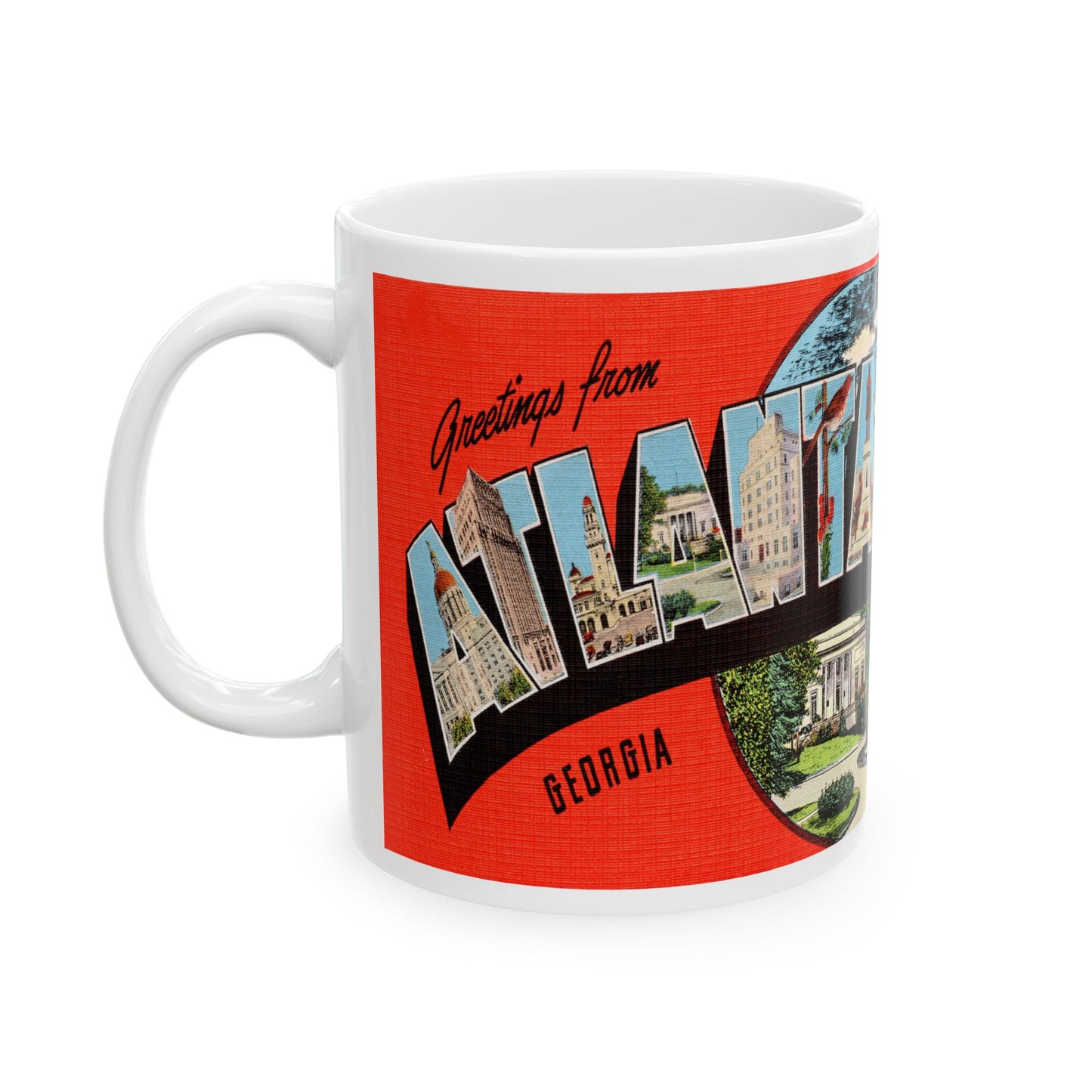 Memebly Scenic Vintage Greetings from Atlanta GA Coffee Mug