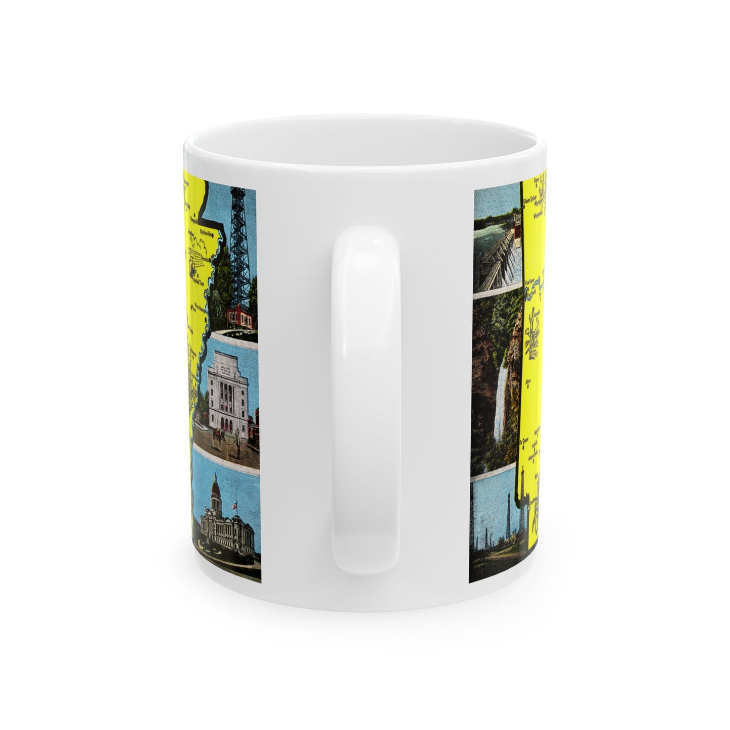 Memebly Vintage Greetings from Arkansas Map Coffee Mug