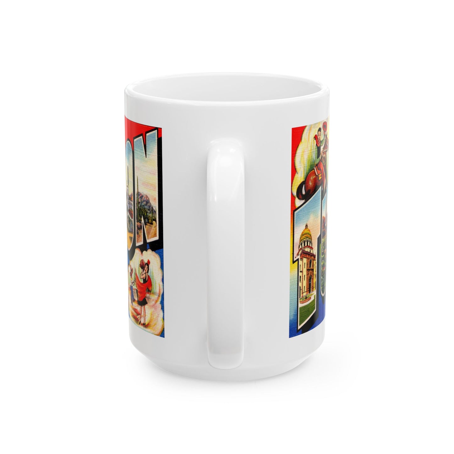 Memebly Vintage Greetings from Little Rock AR Coffee Mug