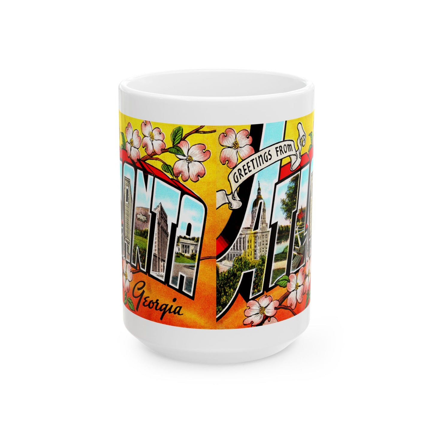 Memebly Retro Greetings from Atlanta GA Coffee Mug