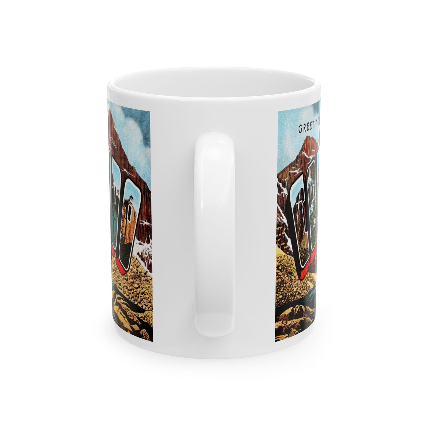 Memebly Retro Greetings from Colorado CO Coffee Mug