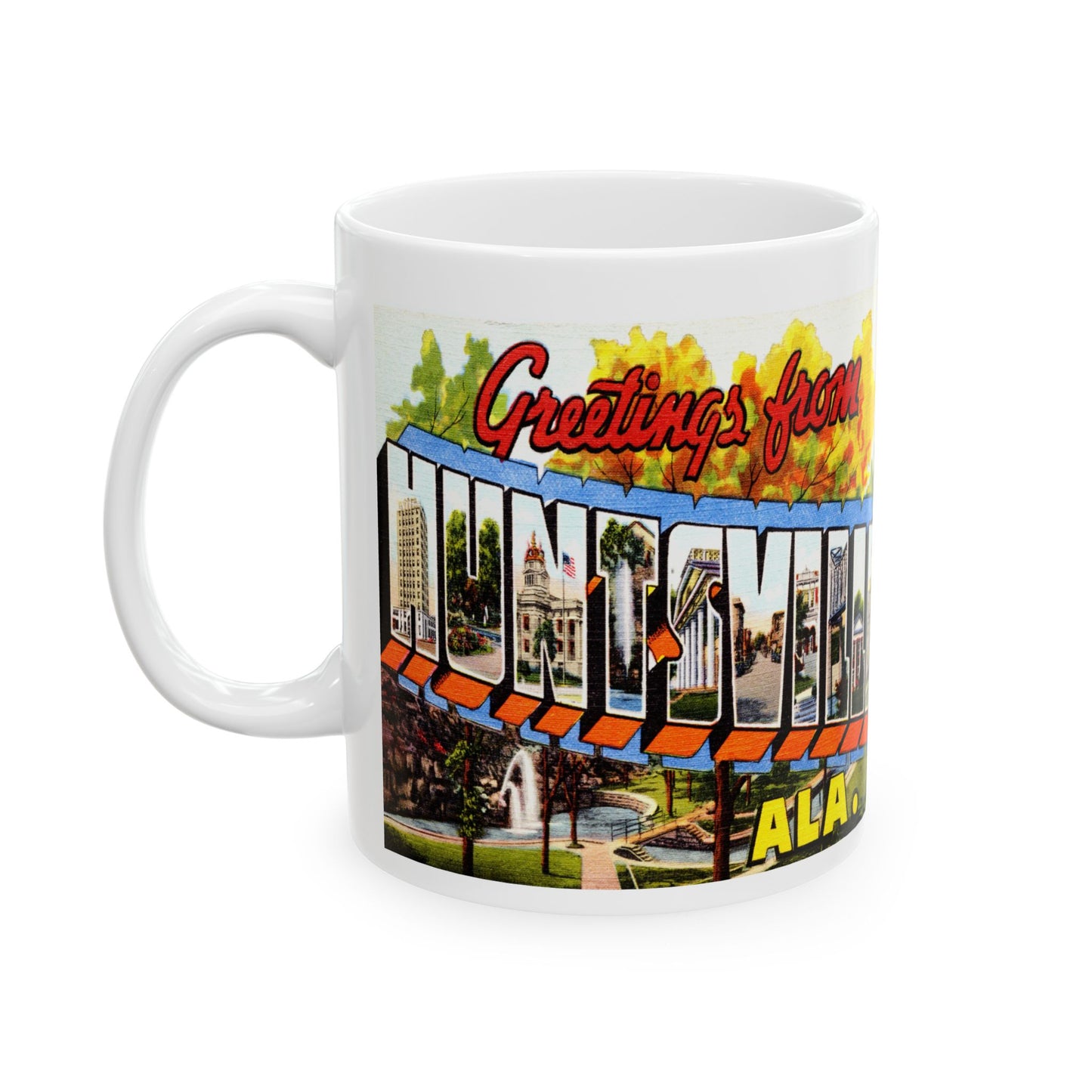 Memebly Vintage Greetings from Huntsville AL Coffee Mug