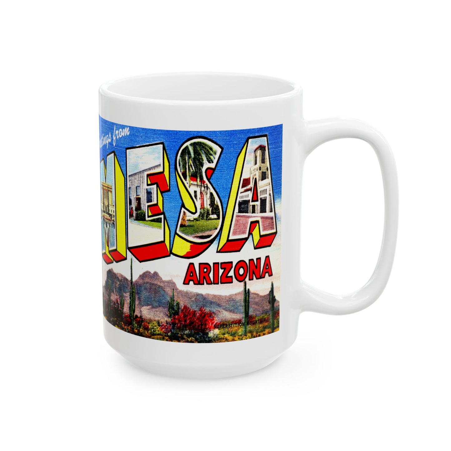 Memebly Vintage Greetings from Mesa AZ Coffee Mug